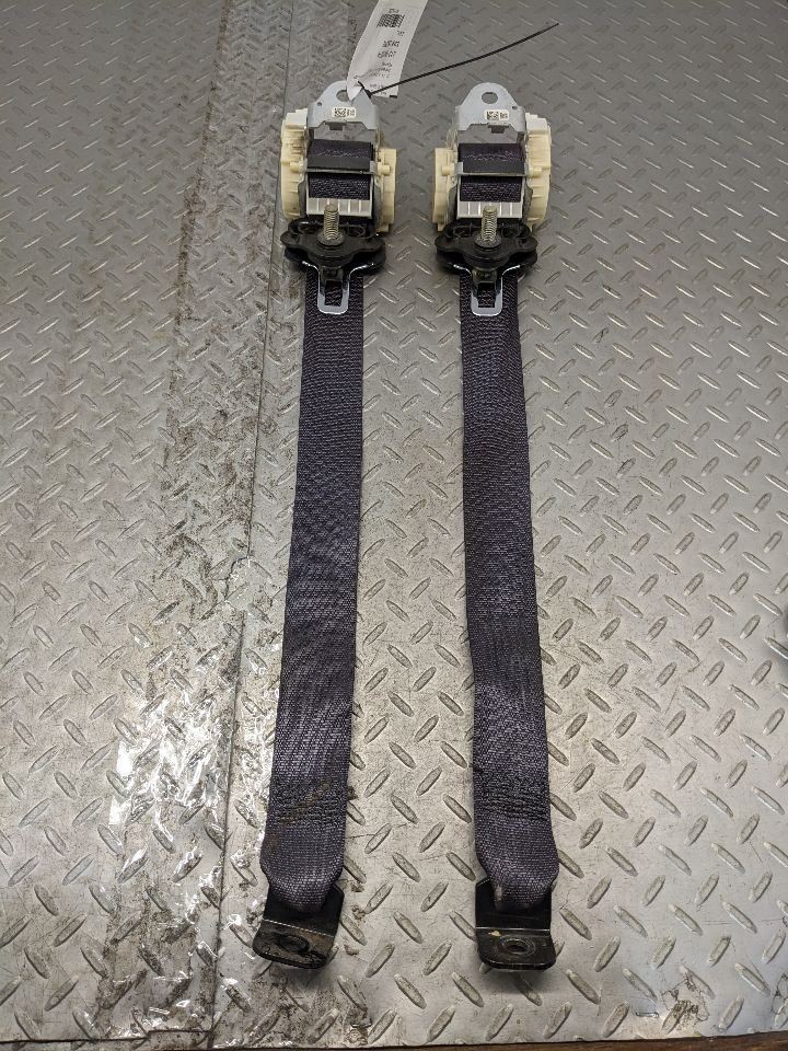 11-15 Camaro Black Rear Driver LH RH Passenger Back Seat Belt 2x Pair Re 1192530