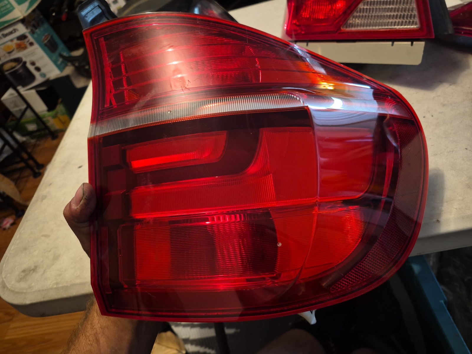 2007 - 2013 BMW E70 X5 Right Passenger Side Outer Taillight Lamp 7227792 OEM