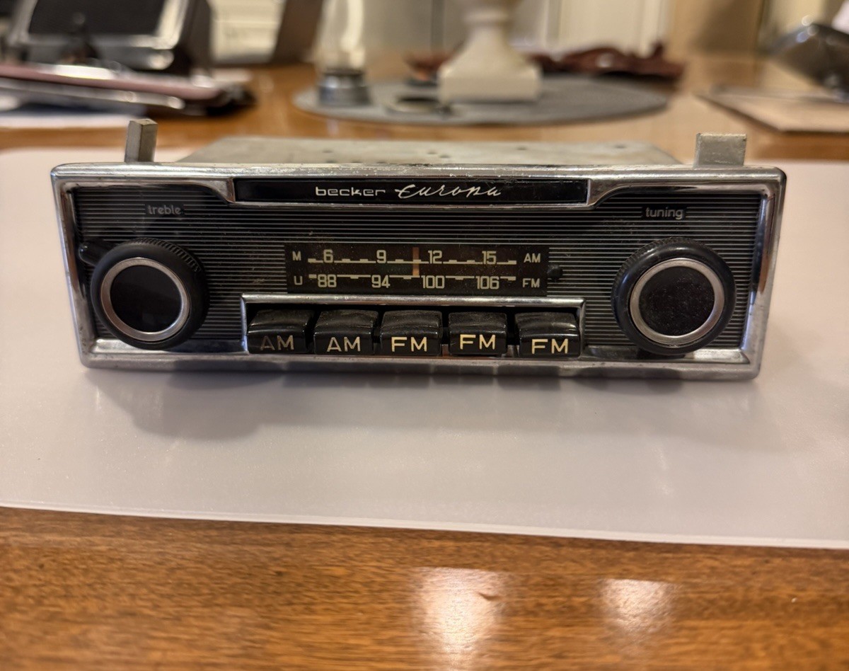 Becker Europa MO-812 AM/FM Radio 1957 Mercedes-Benz 190SL Vintage OEM