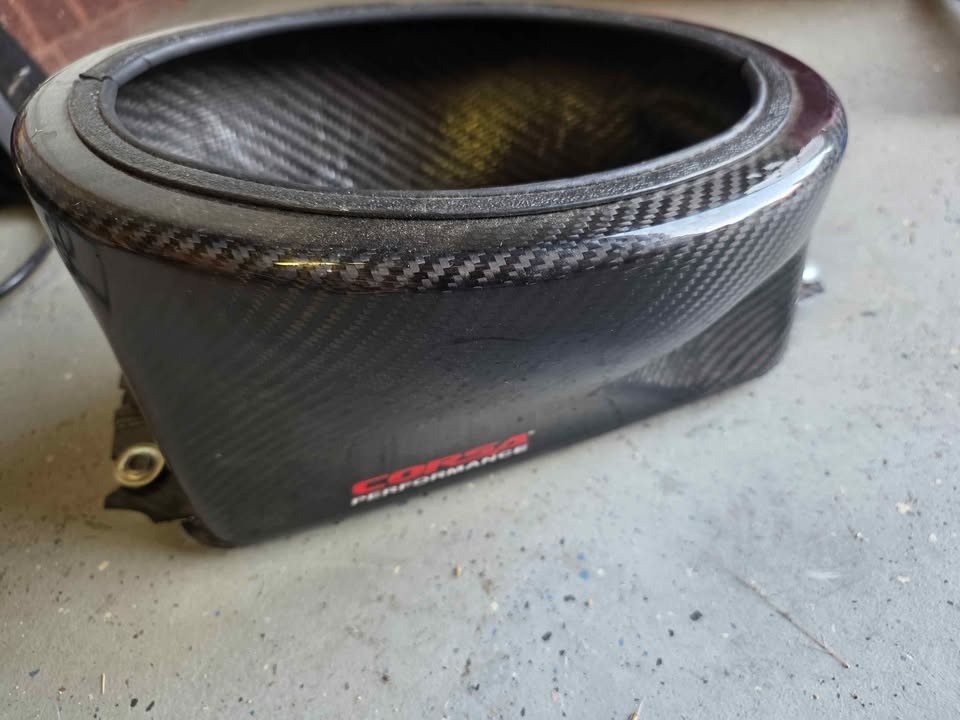 Genuine CORSA Performance Carbon Fiber Intake Rain Guard