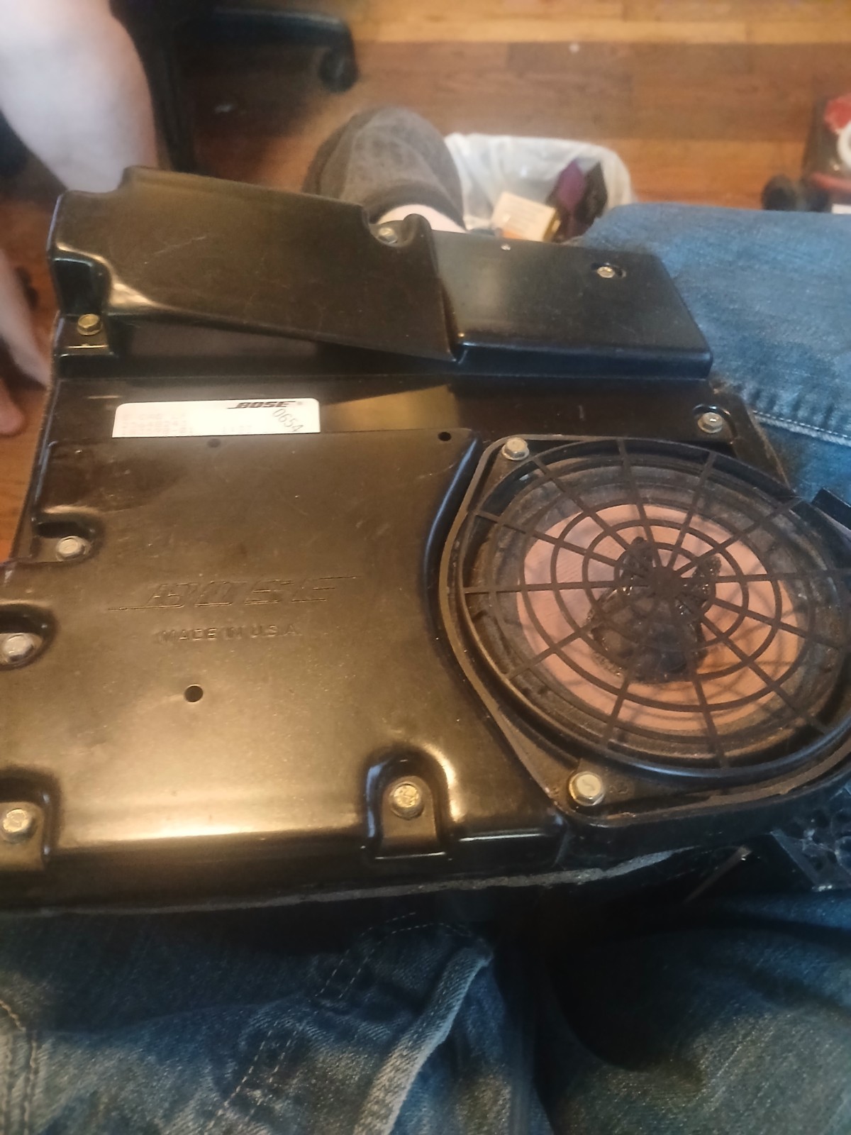 97-02 Cadillac Eldorado left front driver Door Bose Speaker & Amplifier 25648243