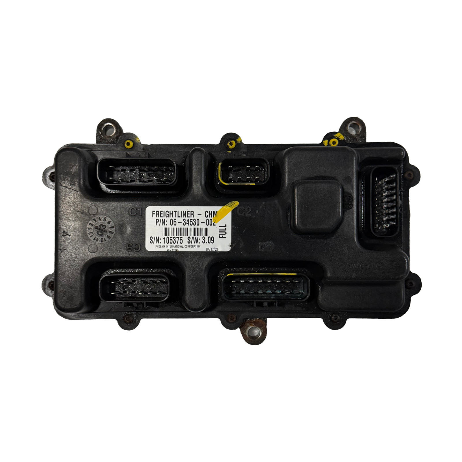 2002-2012 Freightliner M2 106 Chassis Control Module - Used | P/N 0634530002 2002-2012 Freightliner M2 106 Chassis Control Module - Used | P/N 0634530002