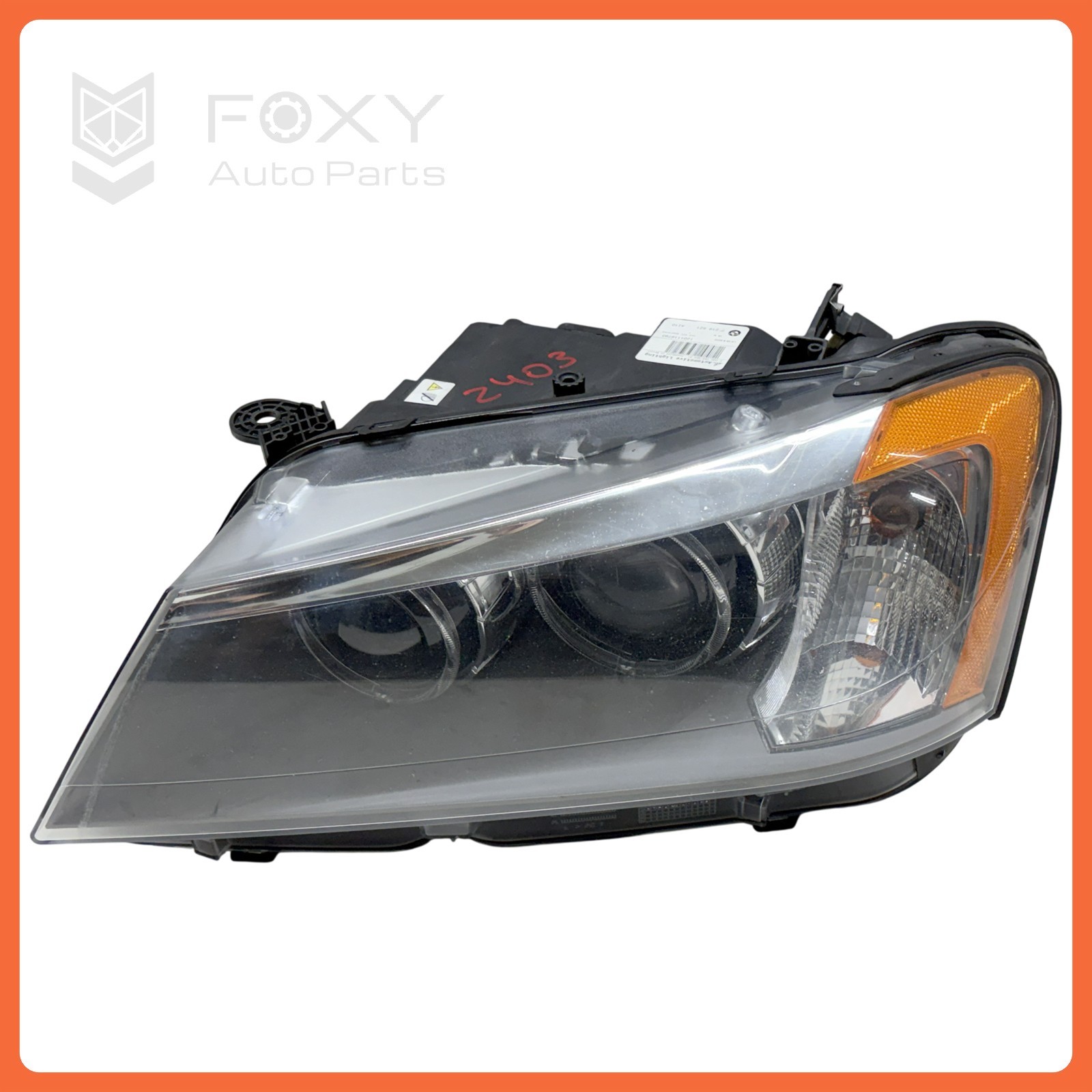 2011-2014 BMW X3 Left Driver LH Xenon HID Adaptive AFS Headlight Light Lamp OEM