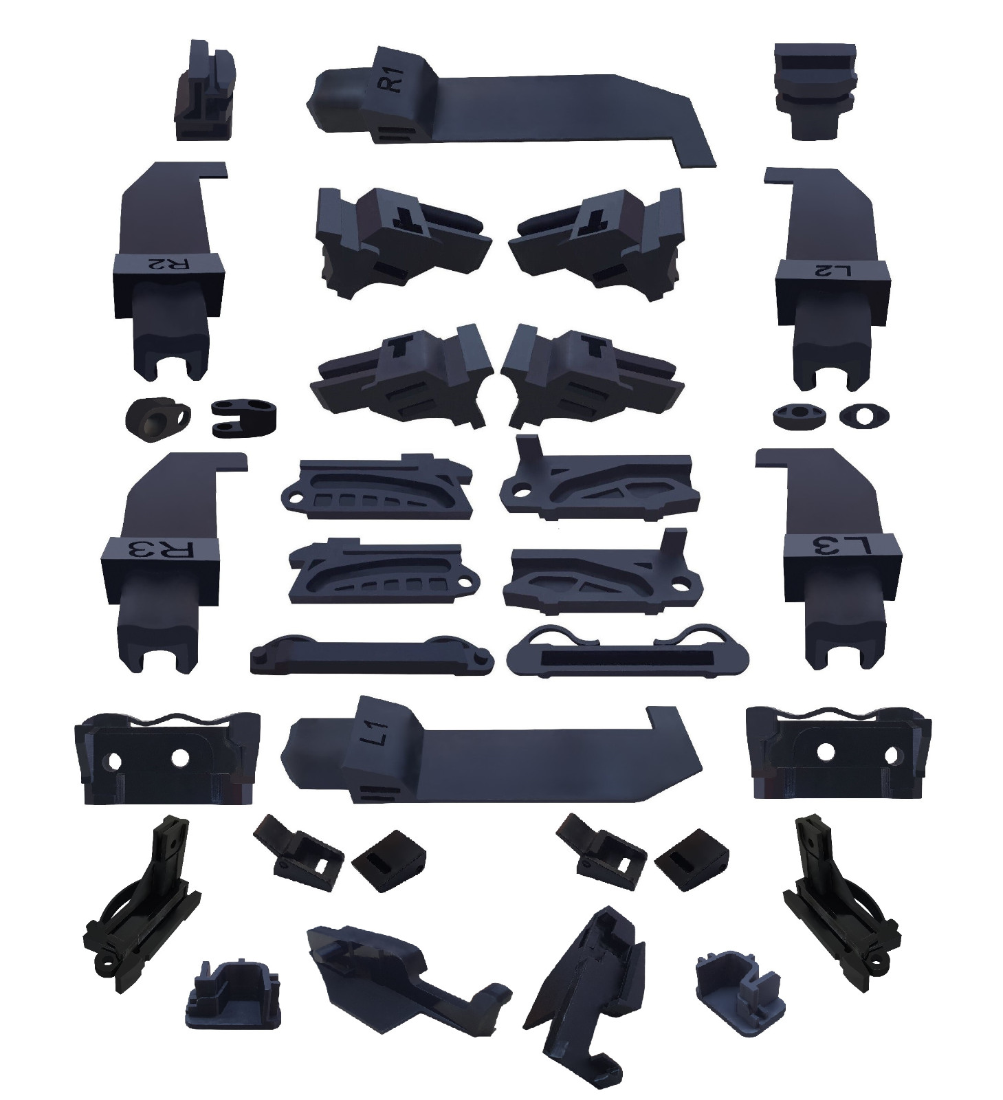 Kit Of Repairing Complete Hood Soft Top Fiat 500 Cabrio 500C 34 Pieces