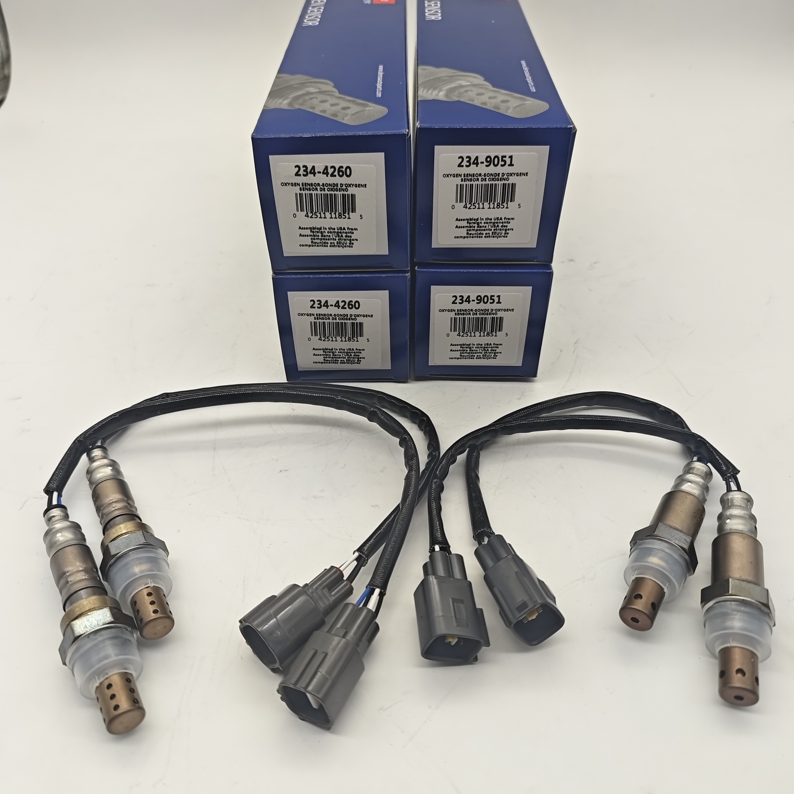 New 4x Denso Up&Down Oxygen O2 Sensors For Tundra Sequoia 234-9051/4260 OEM
