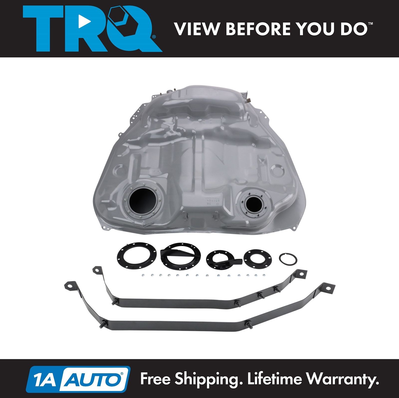 TRQ Fuel Tank & Strap Kit Fits 2005-2009 Subaru Legacy Outback