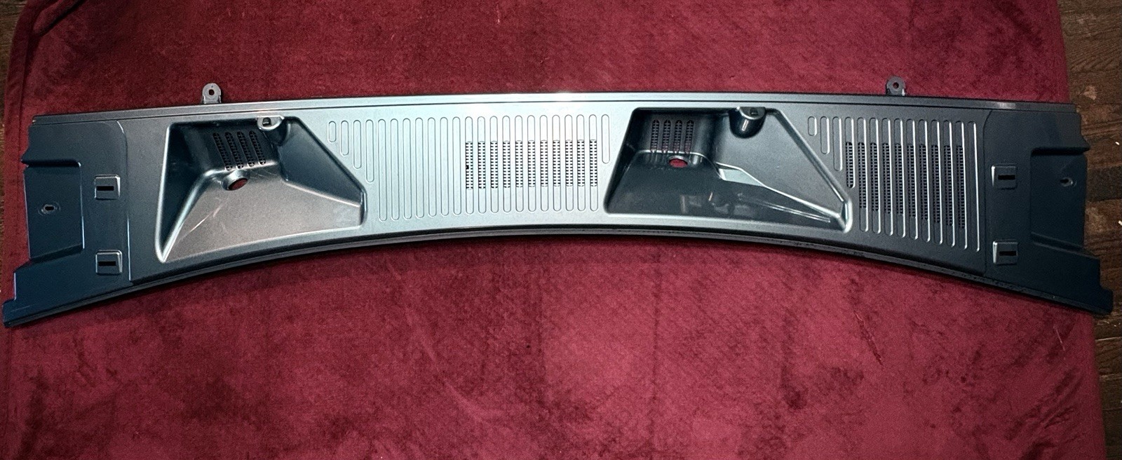 06-10 Hummer H2 Windshield Cowl Grill Cover Panel Slate Metallic Blue OEM