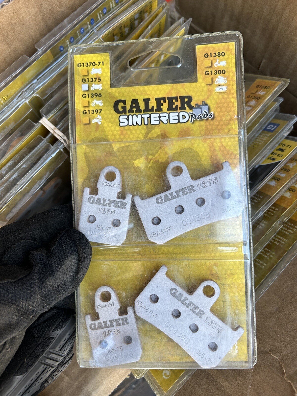 GALFER FD365G1375 HH BRAKE PADS 07 08 09 10 11 12 13 14 Yamaha R1 07-12 Mt10