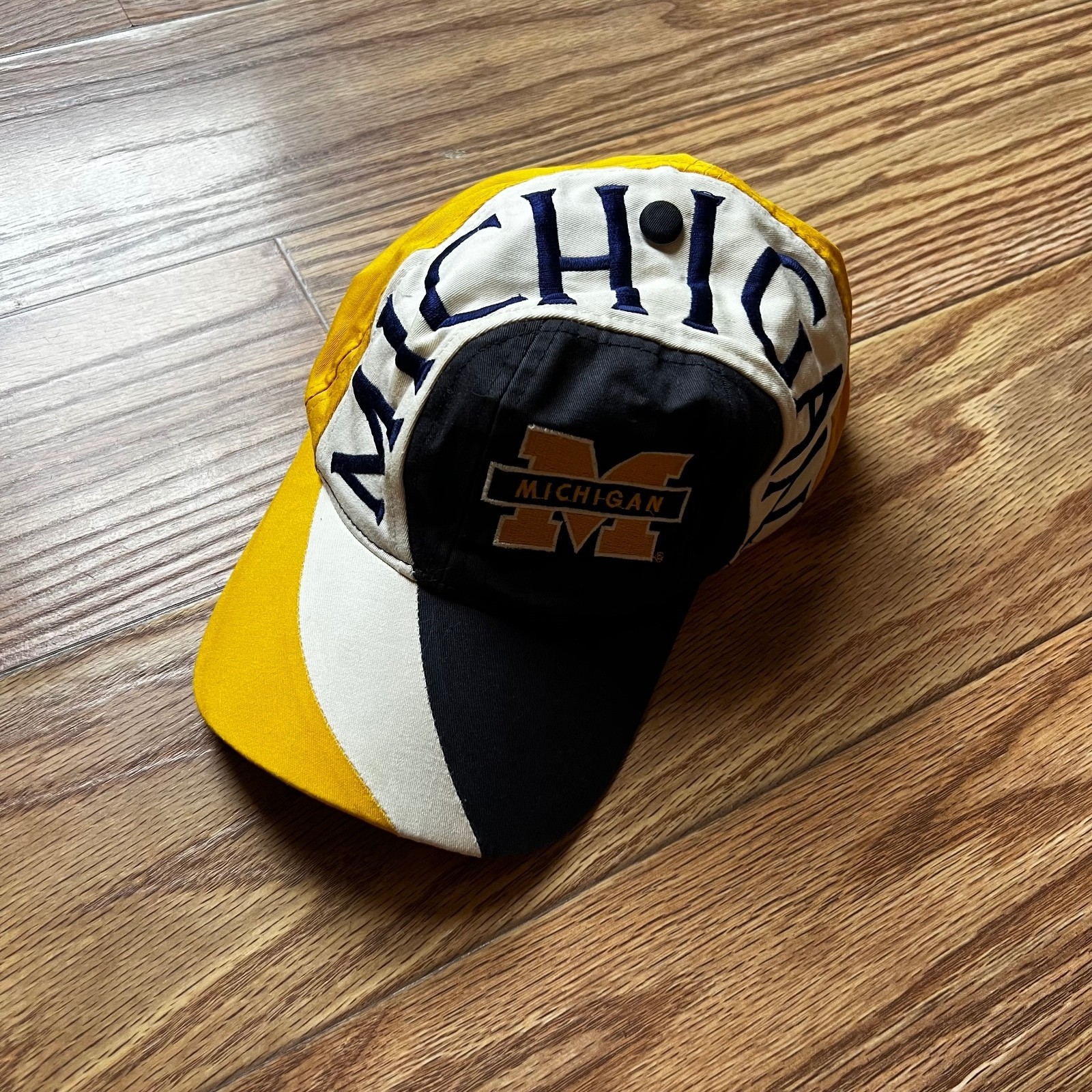 Vintage Y2K Michigan Snapback Hat Retro Streetwear Skater Cap