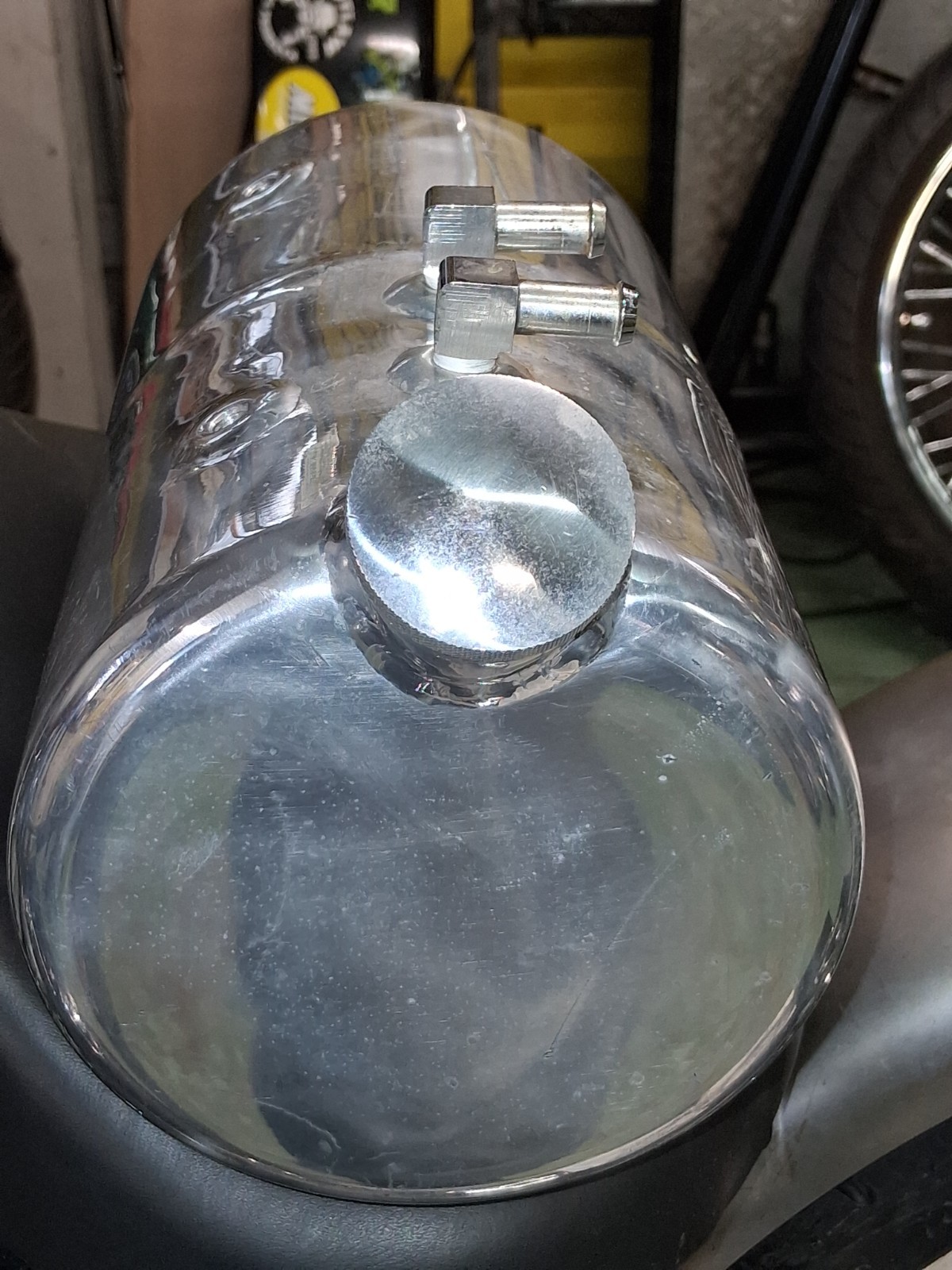 Vintage Moon? 3 Qt. Harley Chopper Aluminum Tank 
