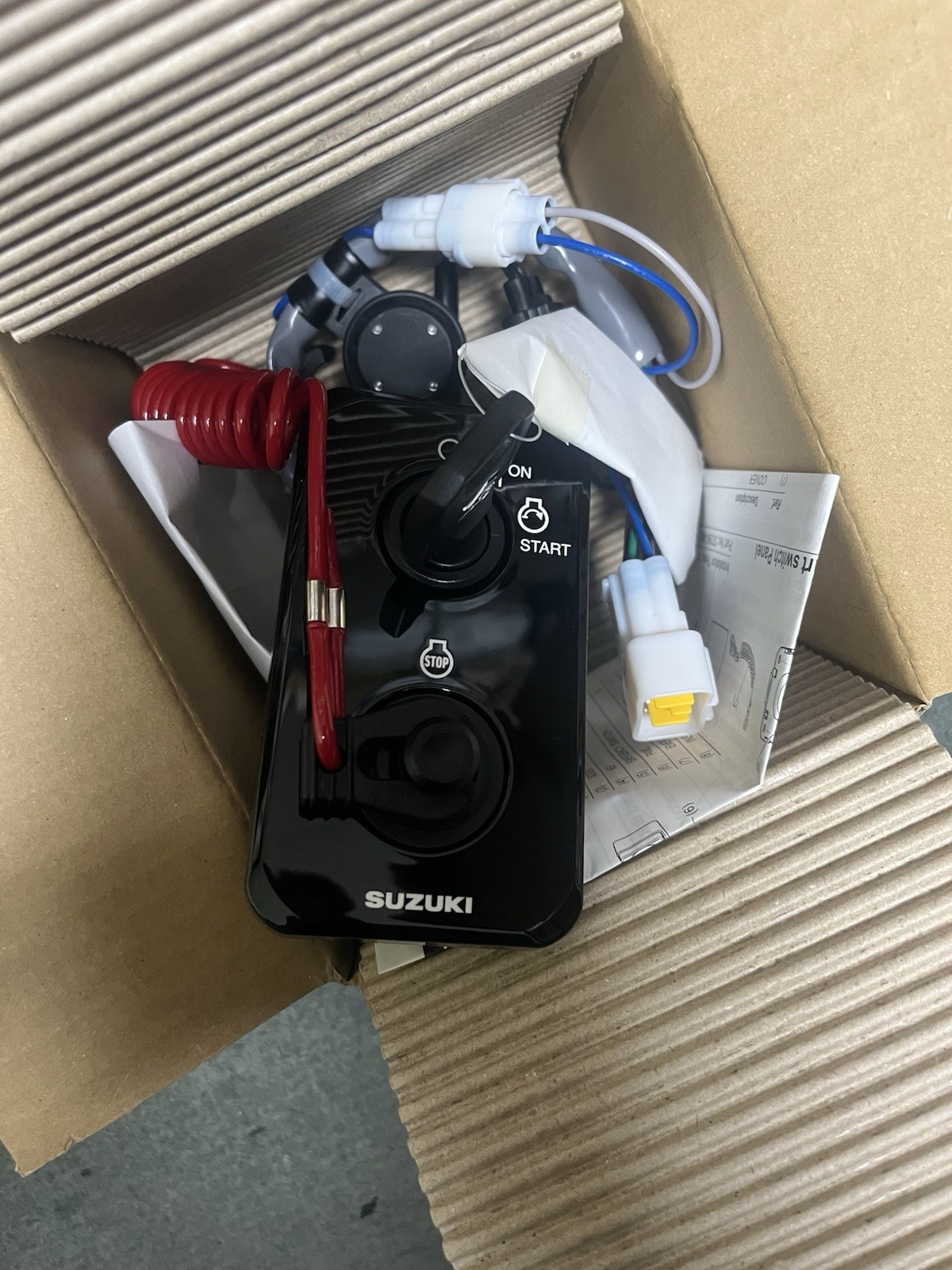 Brand New Suzuki Vertical Ignition Switch Assy #37100-98L10 Newest Model 2026/27