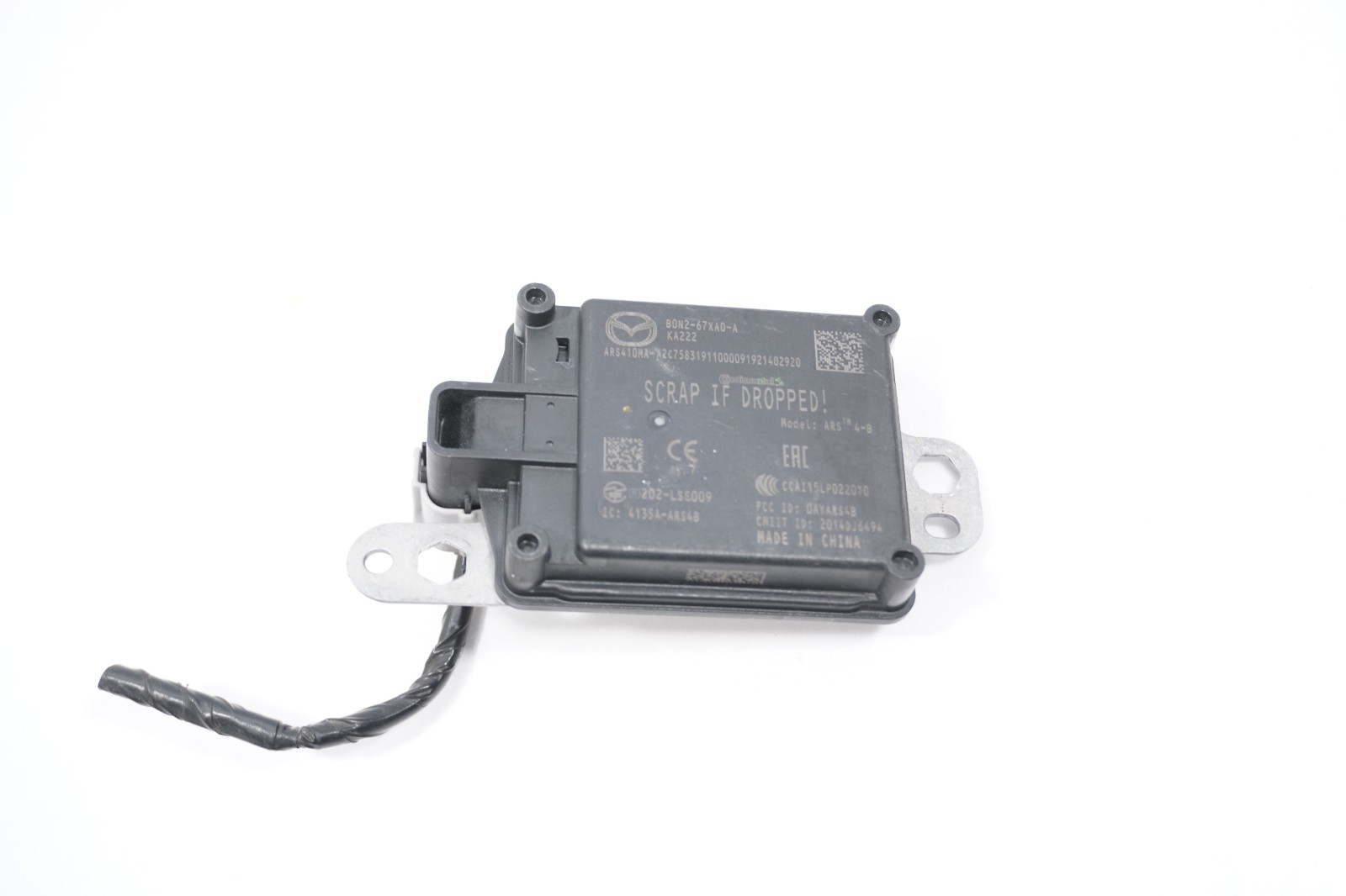 19-23 MAZDA 3 B0N2-67XA0-A ADAPTIVE CRUISE CONTROL RADAR SENSOR MODULE 19-23 MAZDA 3 B0N2-67XA0-A ADAPTIVE CRUISE CONTROL RADAR SENSOR MODULE