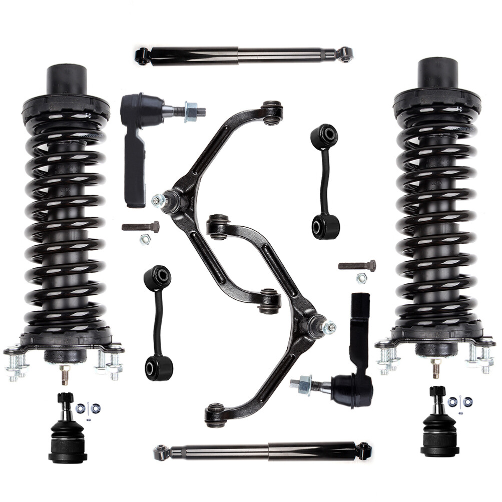 12 Pieces For 2005 2006 2007 Jeep Liberty Front Struts Rear Shocks Control Arms