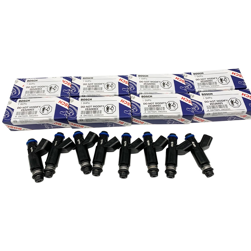 8x OEM Denso Fuel Injectors for 02-04 Chevrolet Silverado GMC Yukon 5.3L V8 Flex