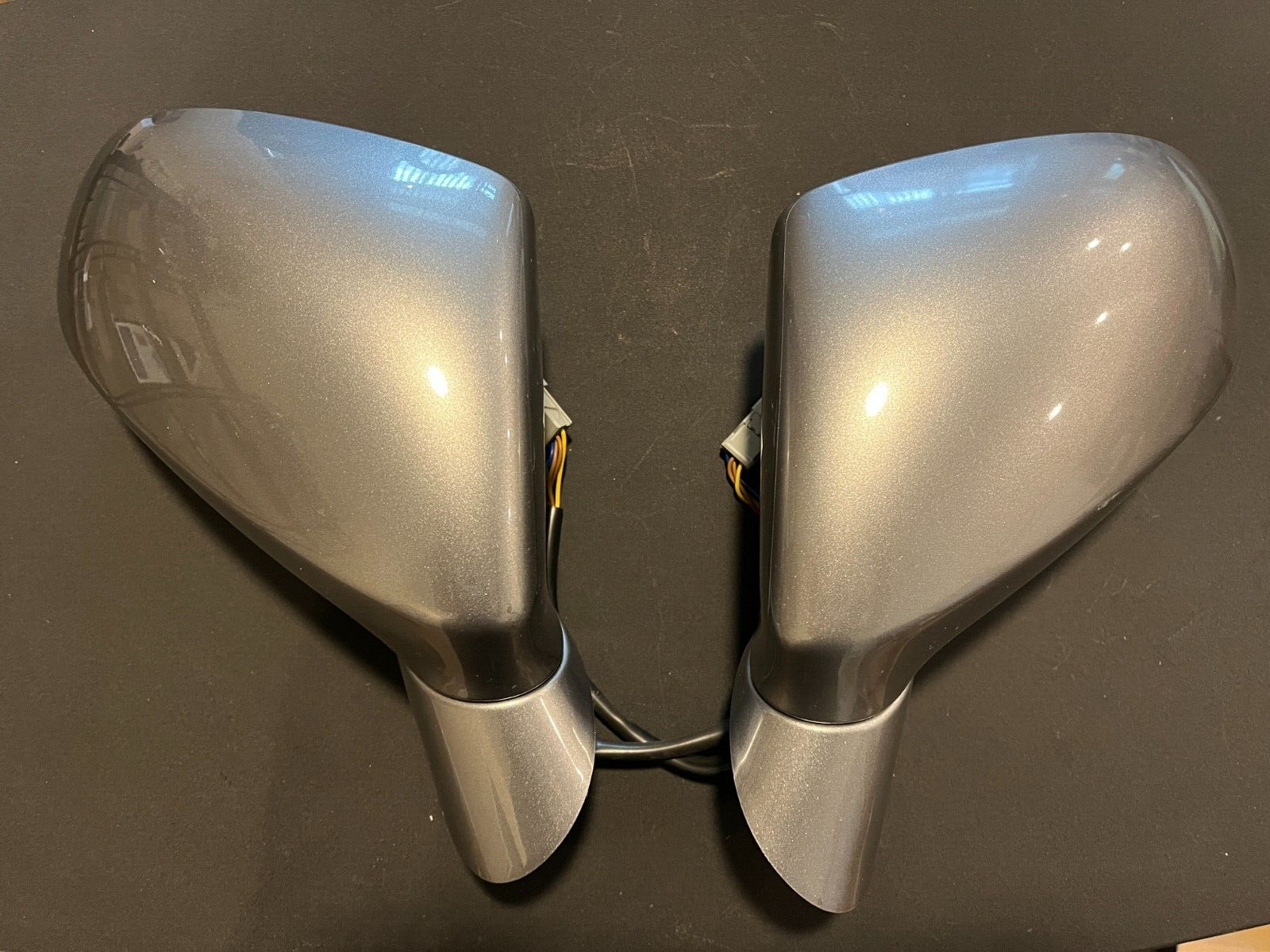Honda S2000 Side Mirrors OEM 2000-09 GOOD CONDITION NH-630M SILVERSTONE