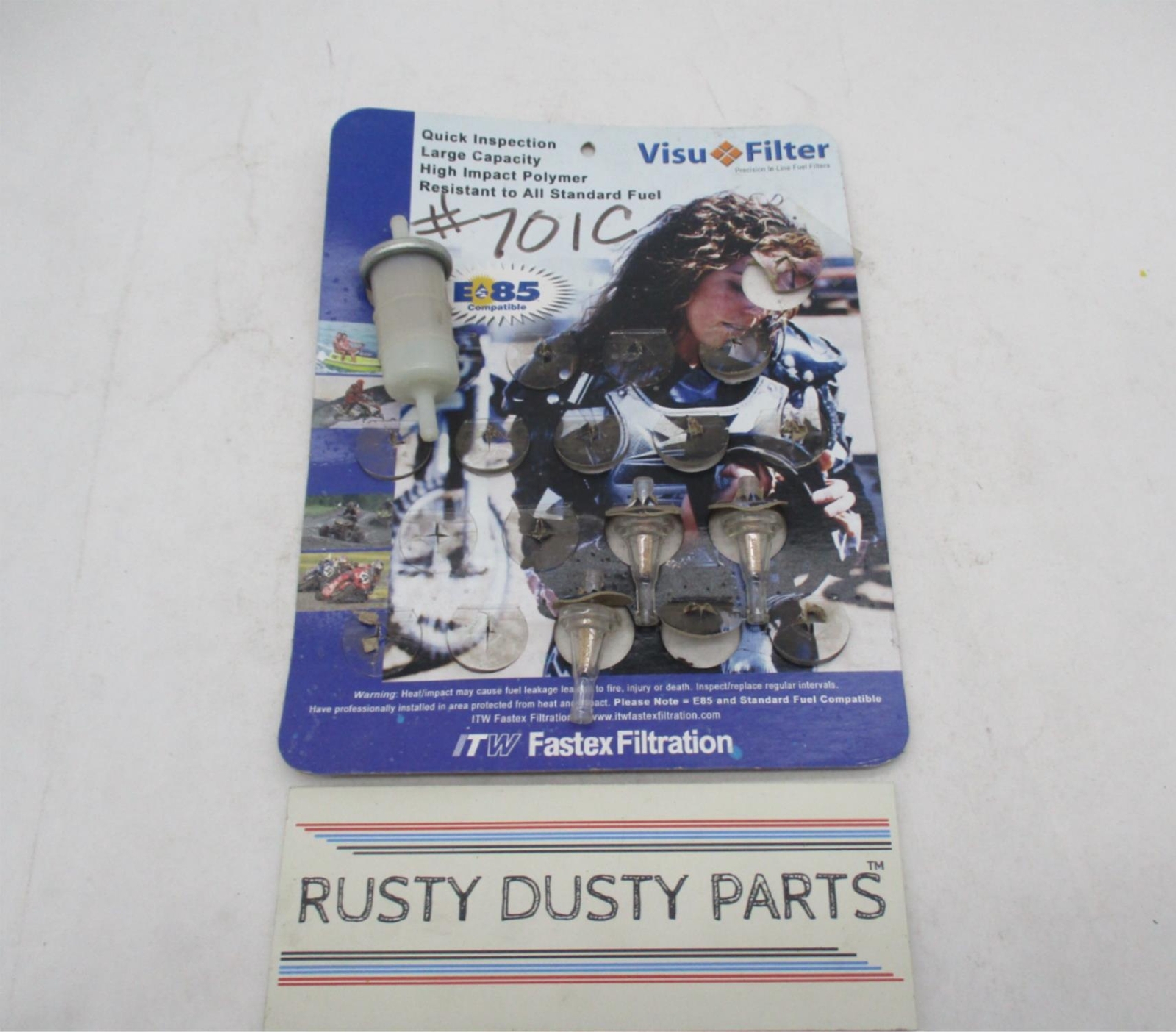Lot of 3 New Visu Filter Clear Fuel Filter 701C Lot of 3 New Visu Filter Clear Fuel Filter 701C