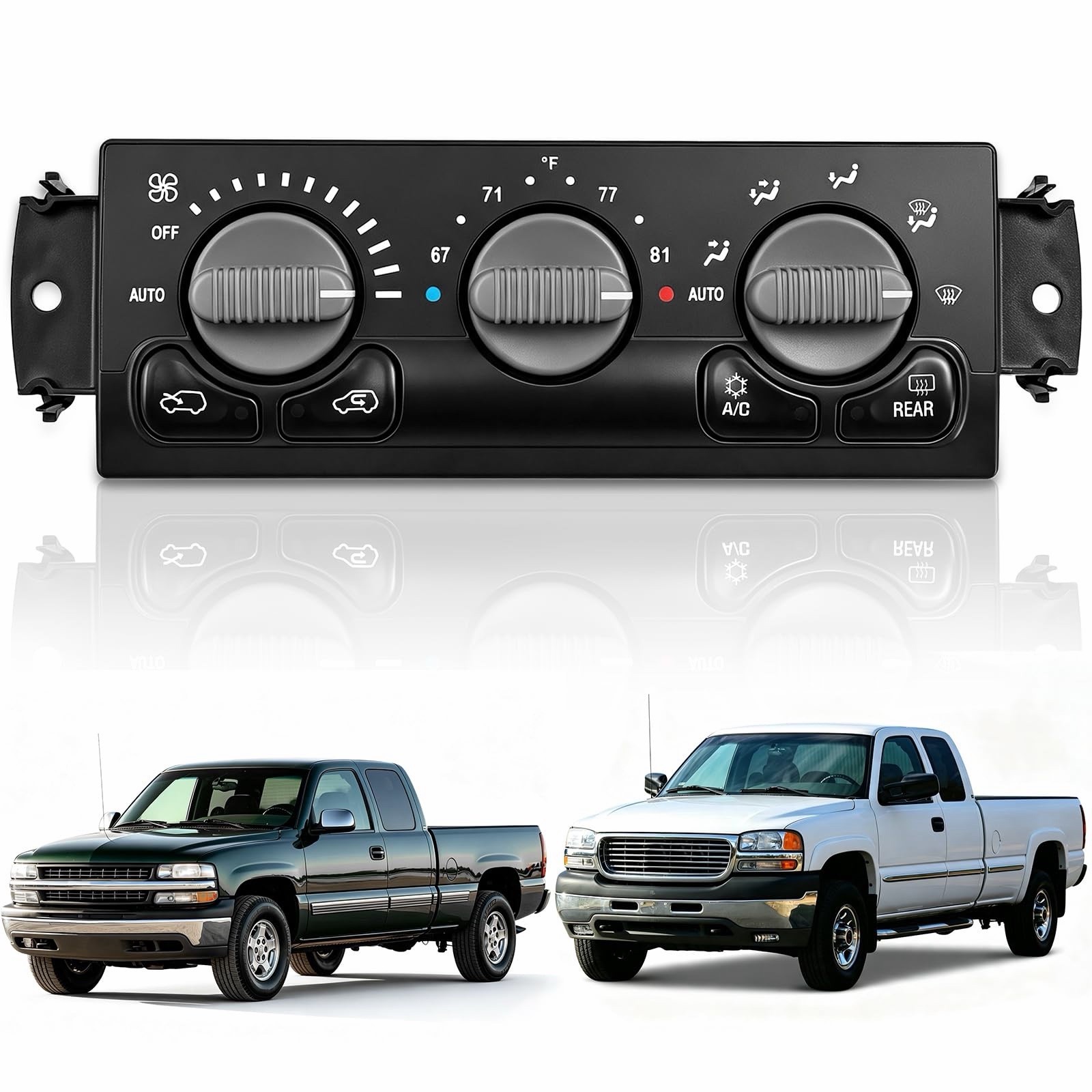 599-215 HVAC Climate Control Panel Chevy Silverado Tahoe GMC Sierra 2000-2002
