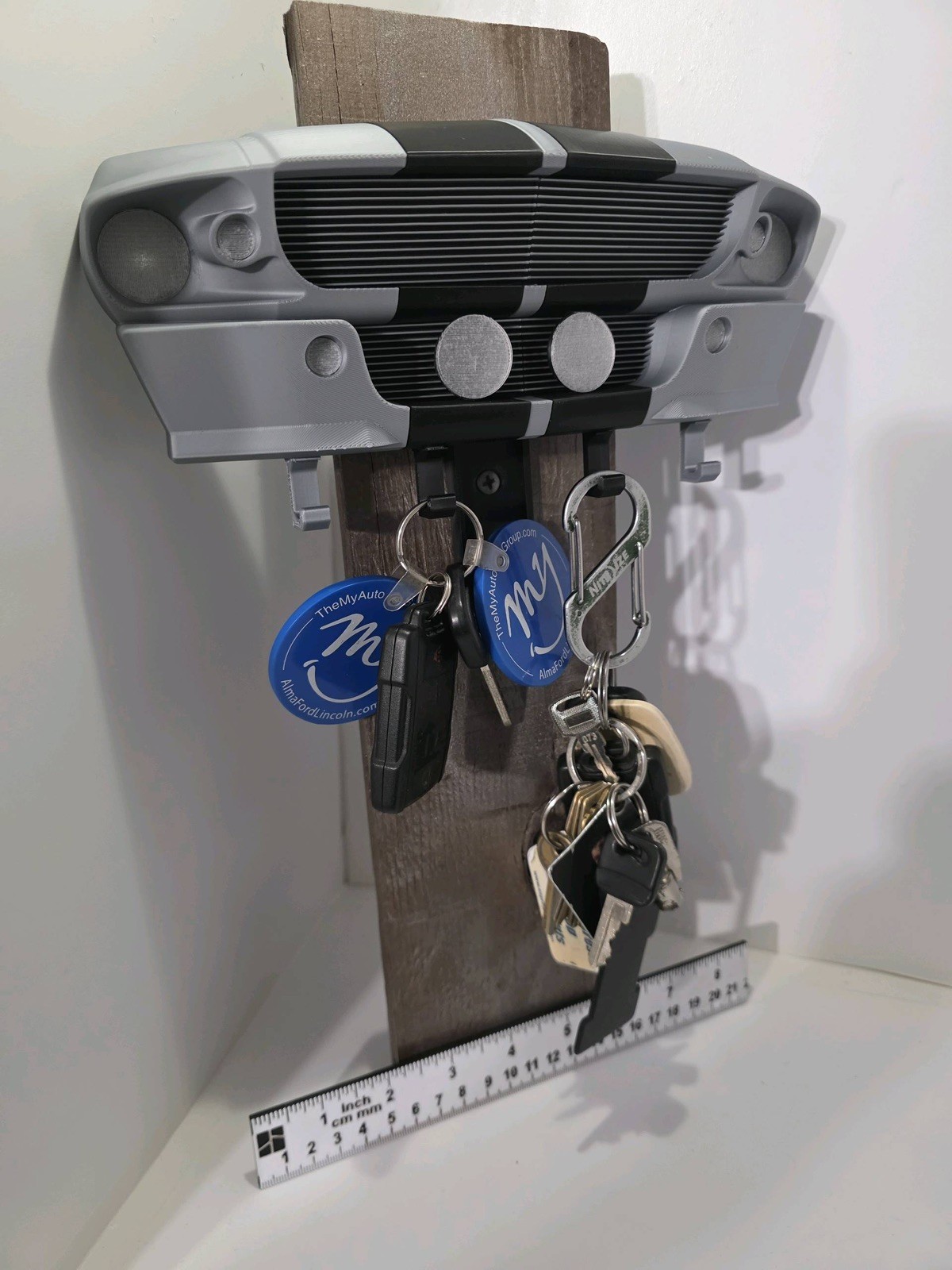 Office Garage Home Wall Key Hanger Compatible With Ford  Mustang