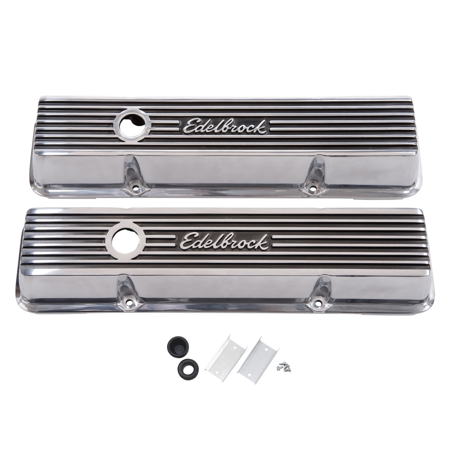 Edelbrock 4262 Elite II Valve Covers for Chevy 262-400 V8 1959-86.