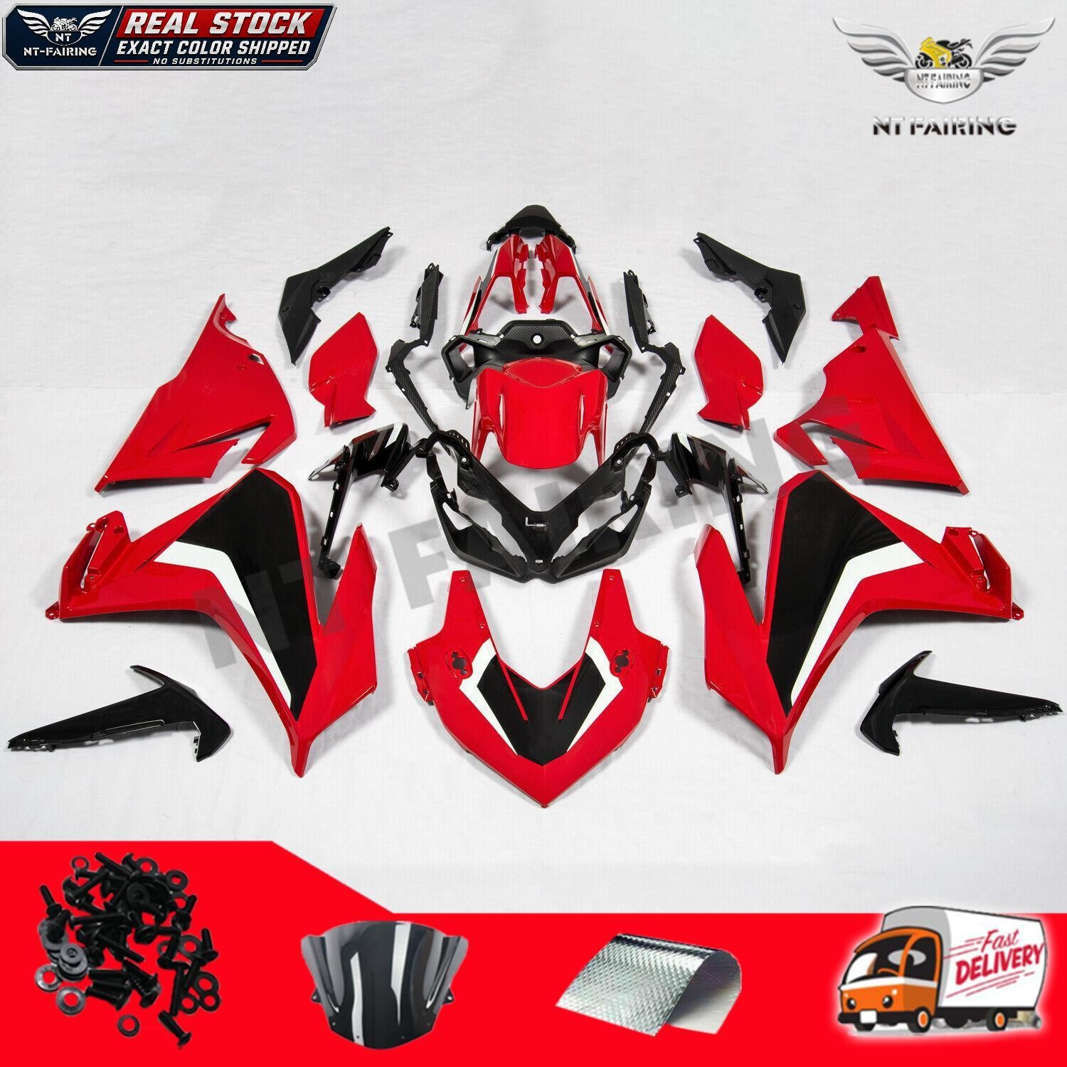 NT Red Black Injection Fairings Bodywork For HONDA 2019-2021 CBR 500R 500 R a003