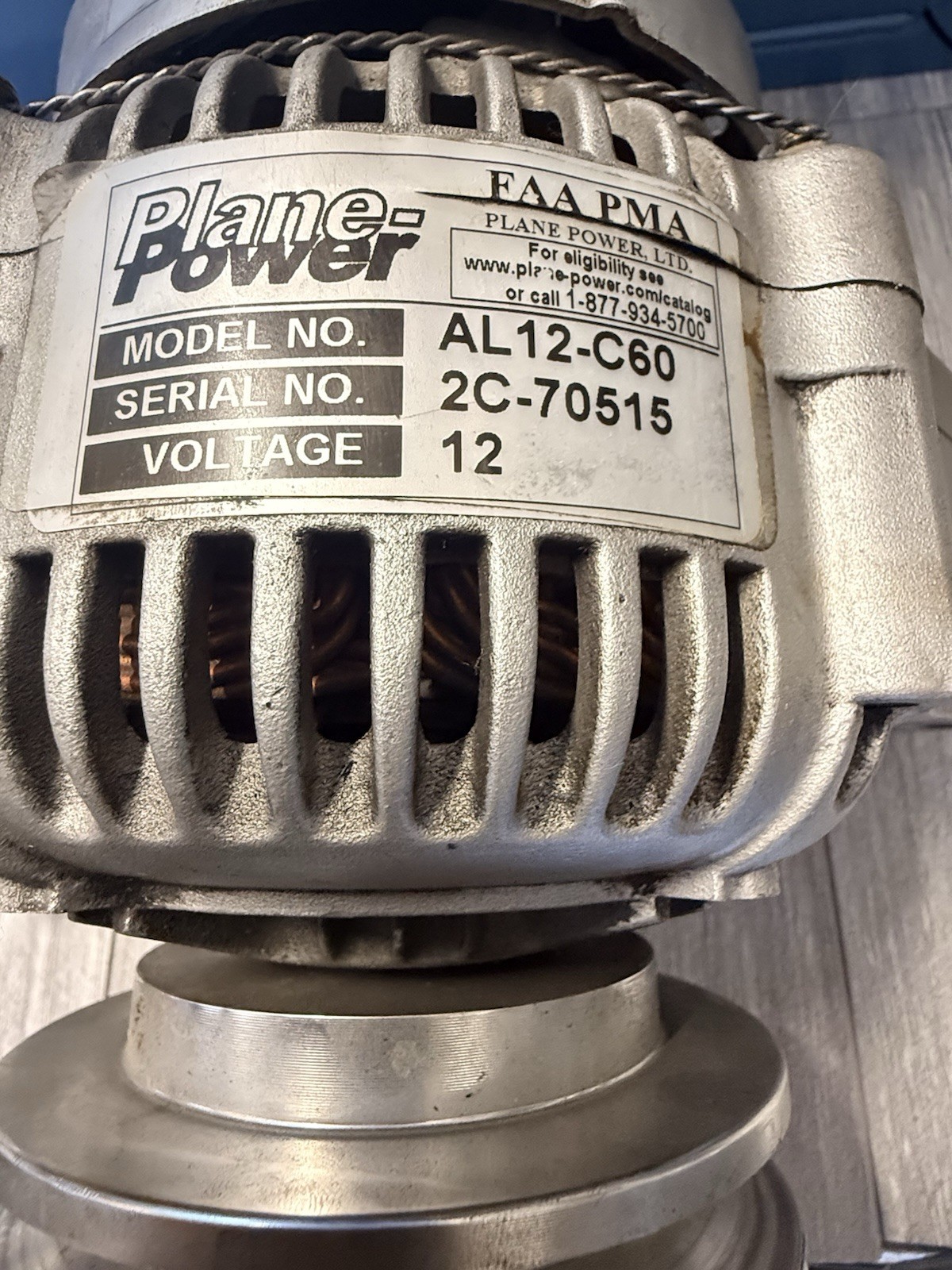 plane power model number AL12-C60 SERIAL NO.2C-70515 voltage 12v
