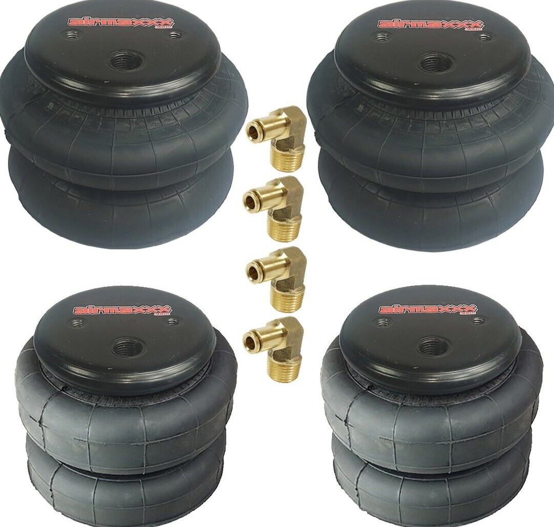 4 airmaxxx air ride suspension bags 2)2500 & 2)2600 1/2\