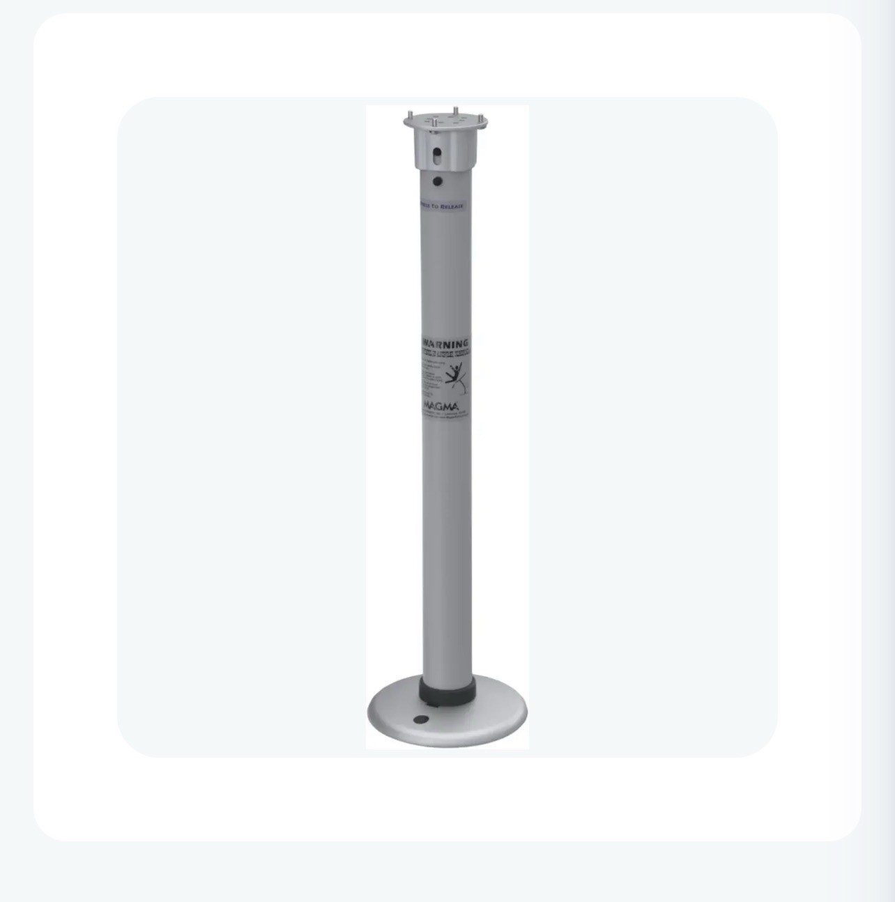 Magma T10-185 Double Locking Pedestal Baot Grill Mount, Cast Aluminum Magma T10-185 Double Locking Pedestal Baot Grill Mount, Cast Aluminum