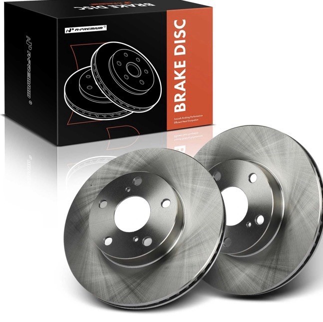 A-Premium Front Vented DiscBrake Rotors - 2-Pack A-Premium Front Vented DiscBrake Rotors - 2-Pack