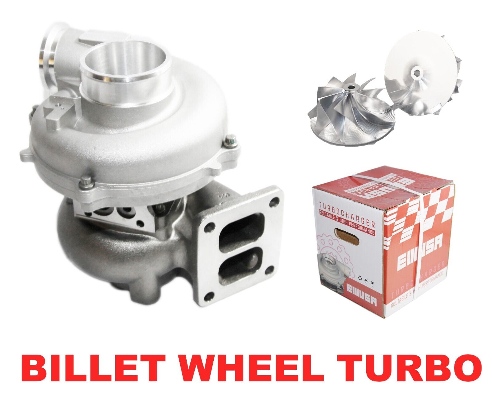 BILLET WHEEL GTP38 Diesel Turbo for 94-97 Ford 7.3L Powerstroke T444E w/o Vent