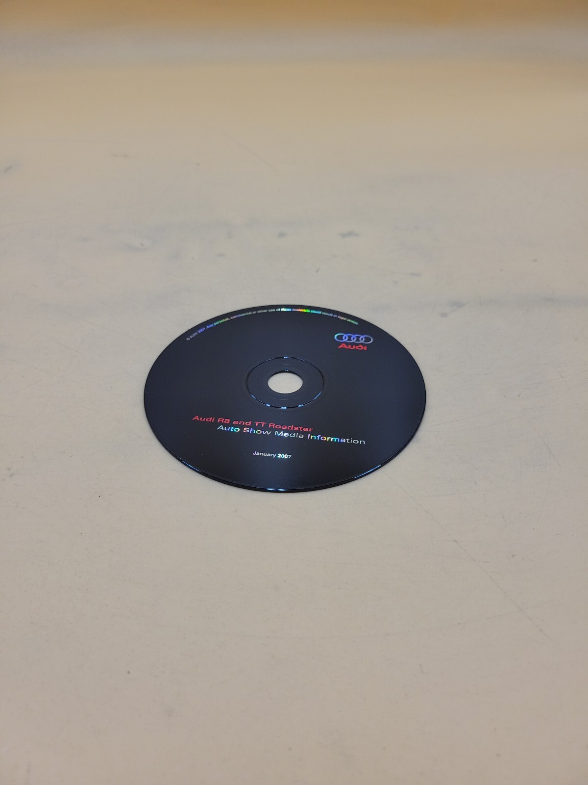 2008 AUDI R8 AND TT ROADSTER AUTO SHOW MEDIA PRESS INFORMATION KIT CD ROM 