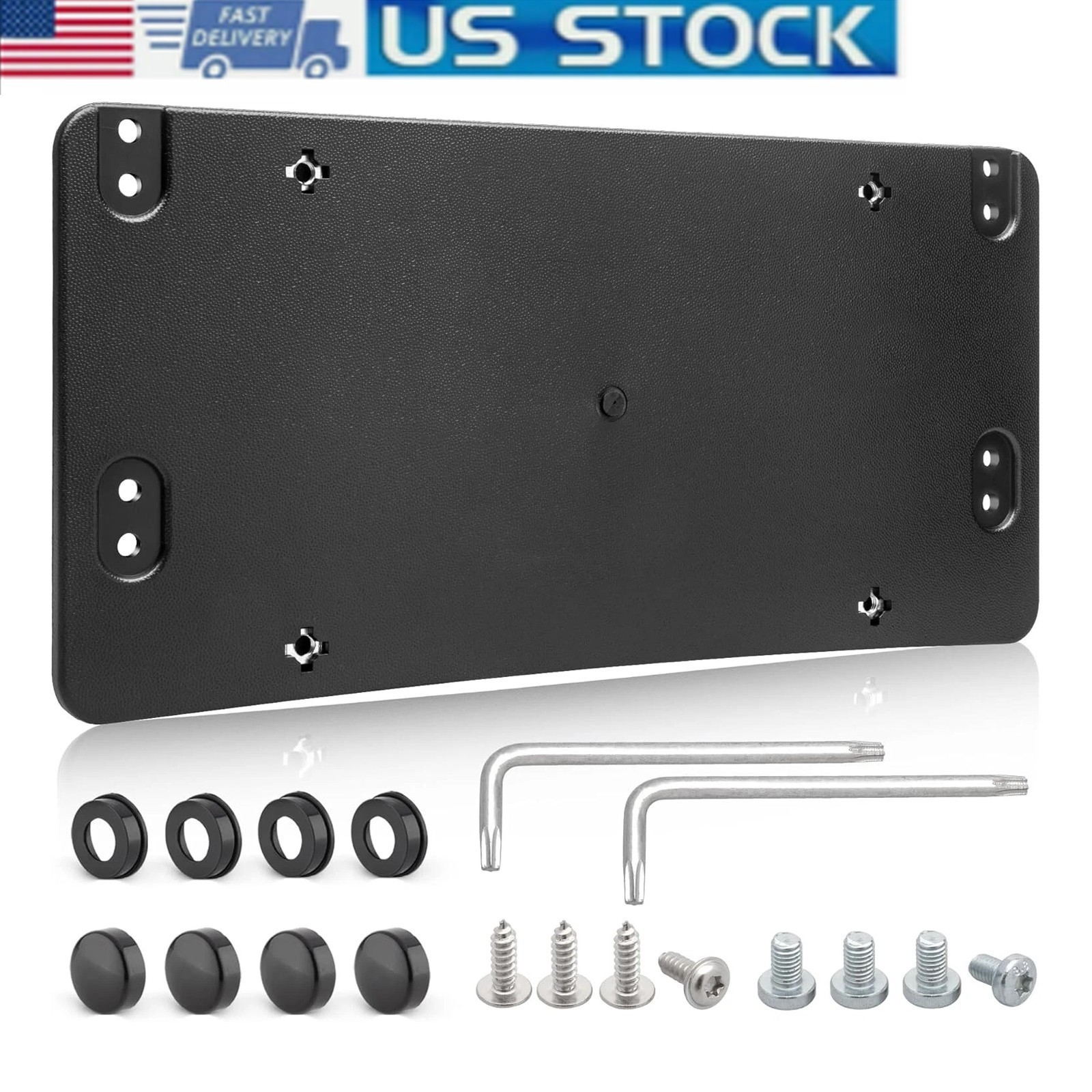 💎License Plate Tag Holder Mounting Bracket For MERCEDES-BENZ +10 Screws NewRear