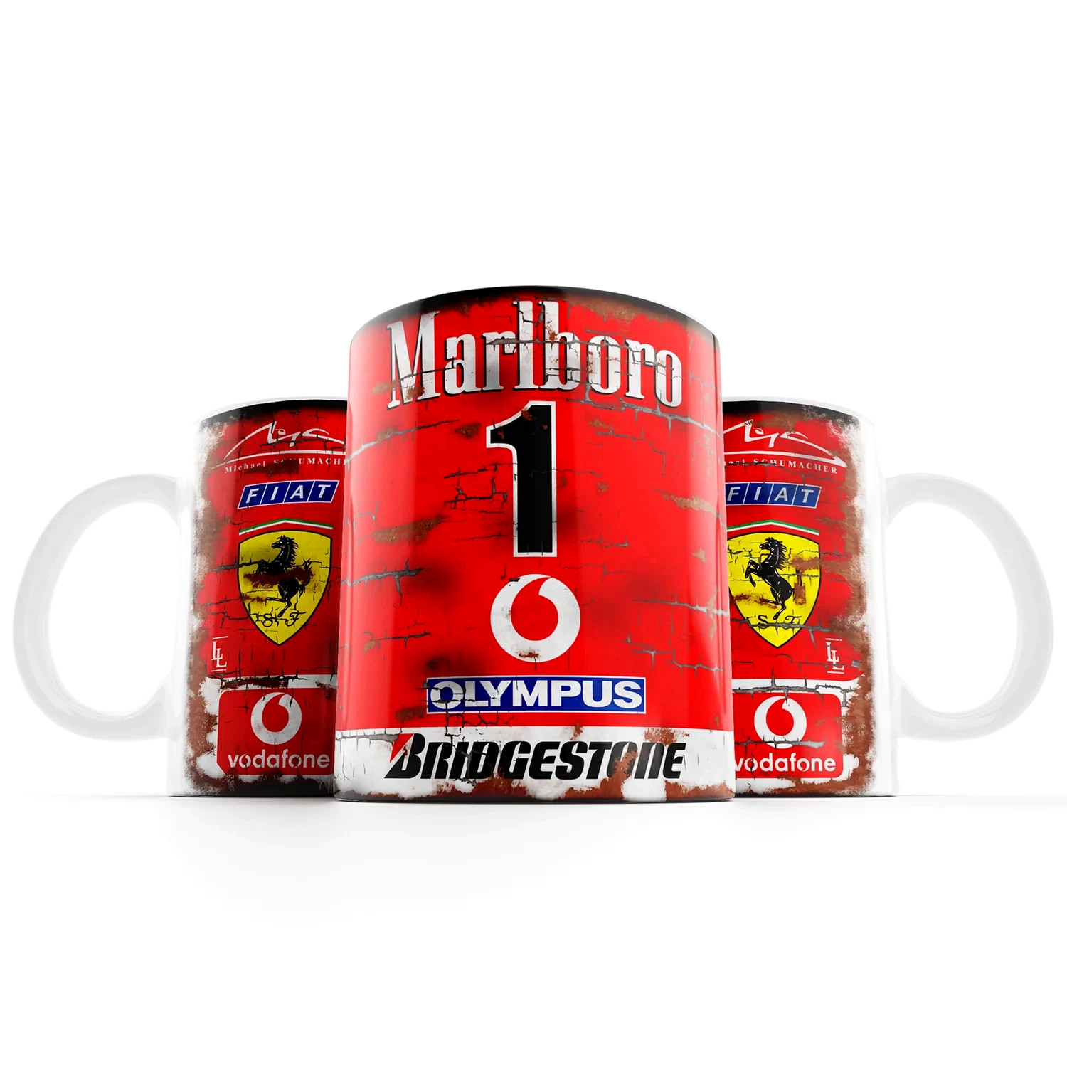 Michael Schumacher Ferrari F2003-GA F1 Japan 2003 Championship Coffee Mug