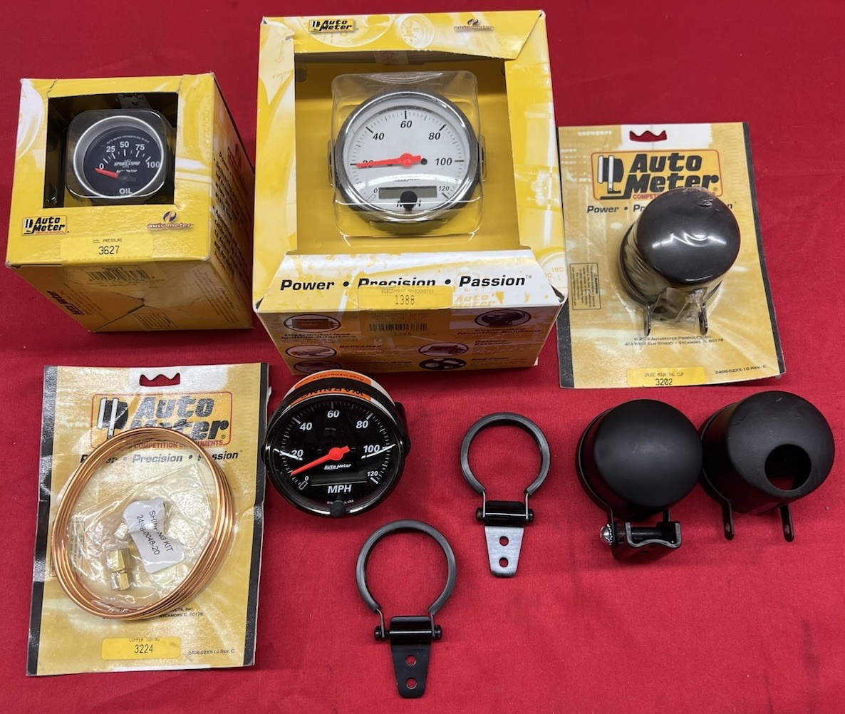 Autometer 7777 Gauge Accessory Bundle , Gauges , Gauge Cups , Copper Fuel Line Autometer 7777 Gauge Accessory Bundle , Gauges , Gauge Cups , Copper Fuel Line