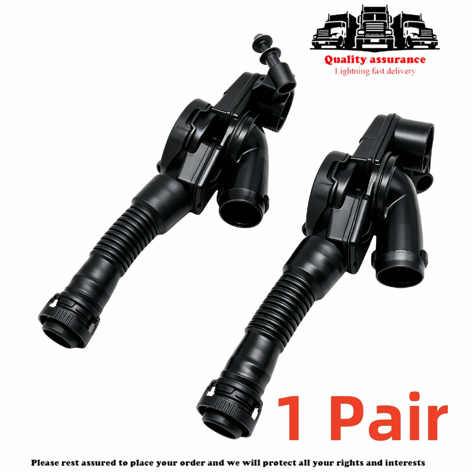 1 Pair For Porsche 2011-18 Cayenne 2015-18 Macan PCV Engine Crankcase Vent Valve