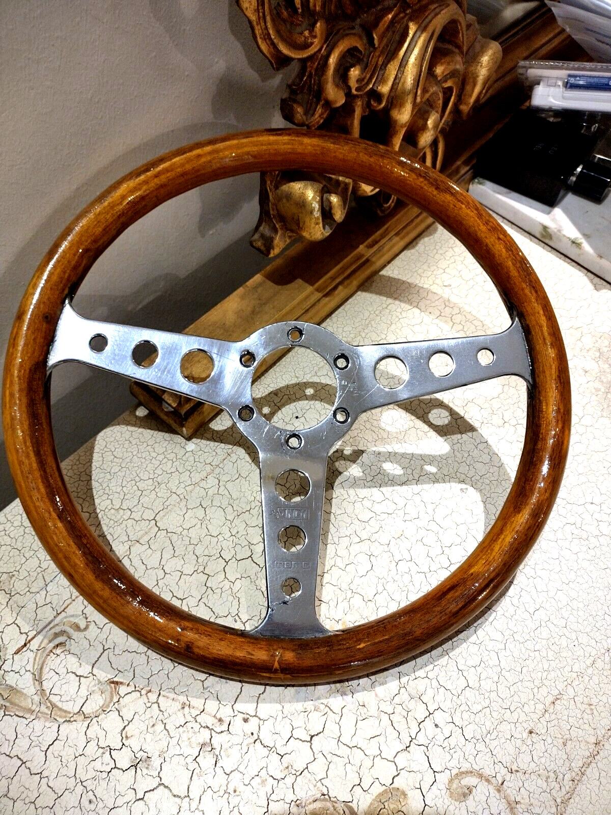 MOMO Super Indy Wooden Steering 13 MOMO Super Indy Wooden Steering 13