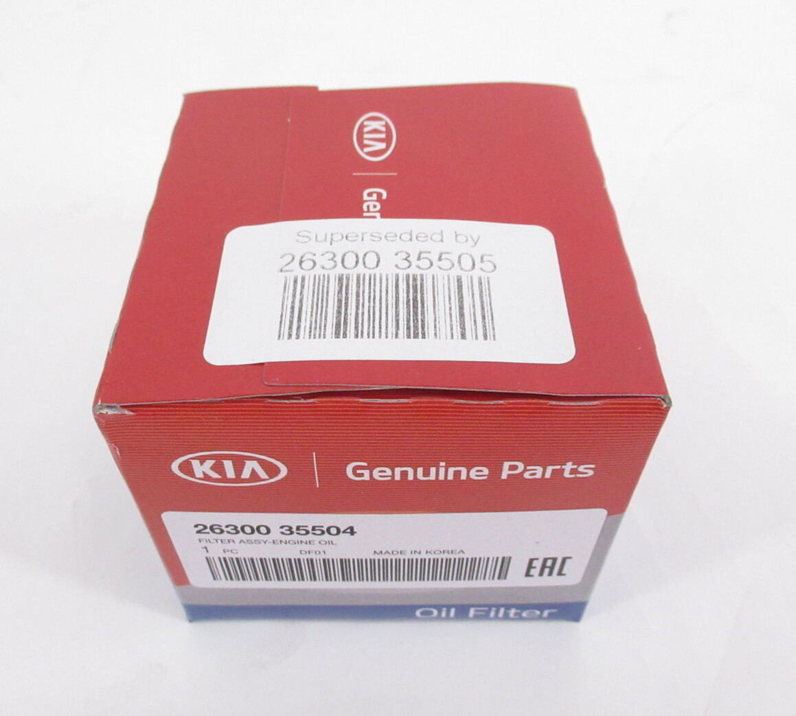 Genuine OEM Kia 26300 35505 Oil Filter 