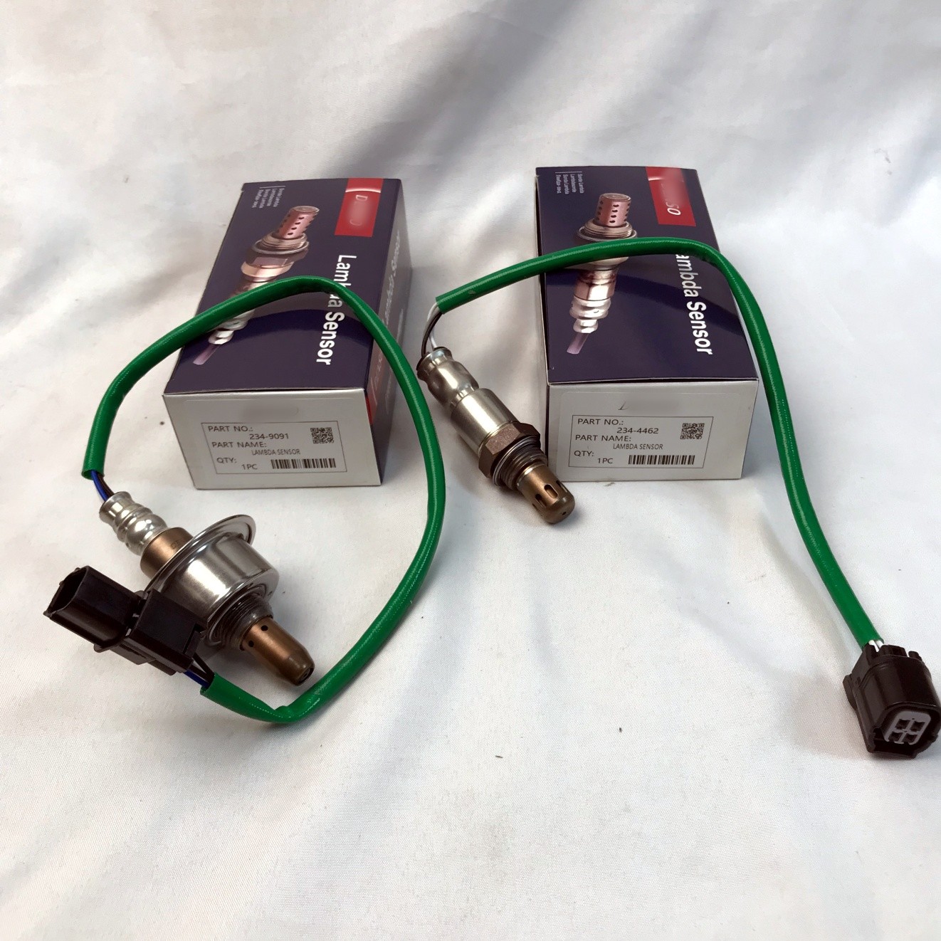 NEW 2PCS Up/Downstream Oxygen O2 Sensor For DENSO 2008-2012 Honda Accord 2.4L