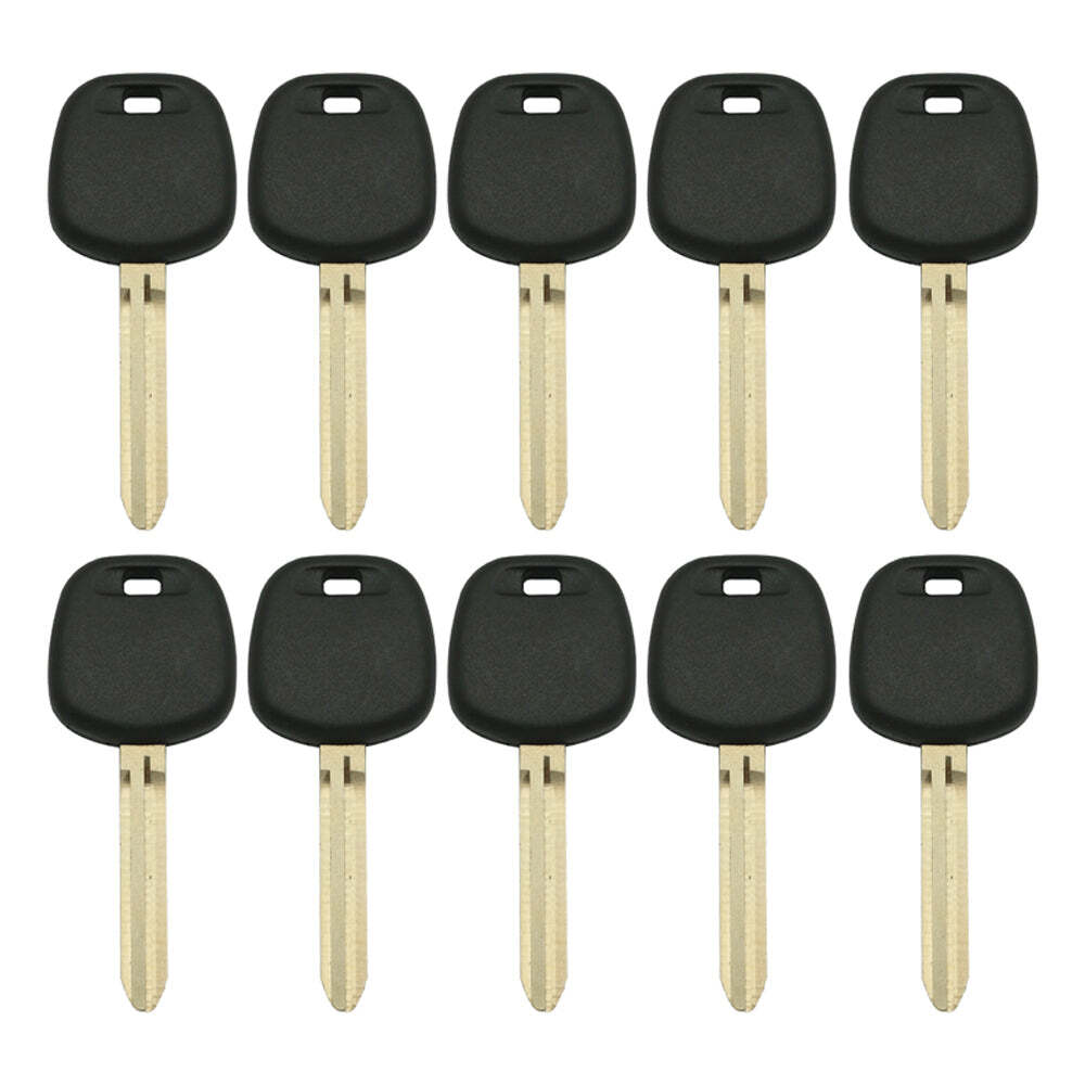 Uncut Transponder Key Replacement for Toyota Scion 4D67 Chip TOY44D-PT (10 Pack)