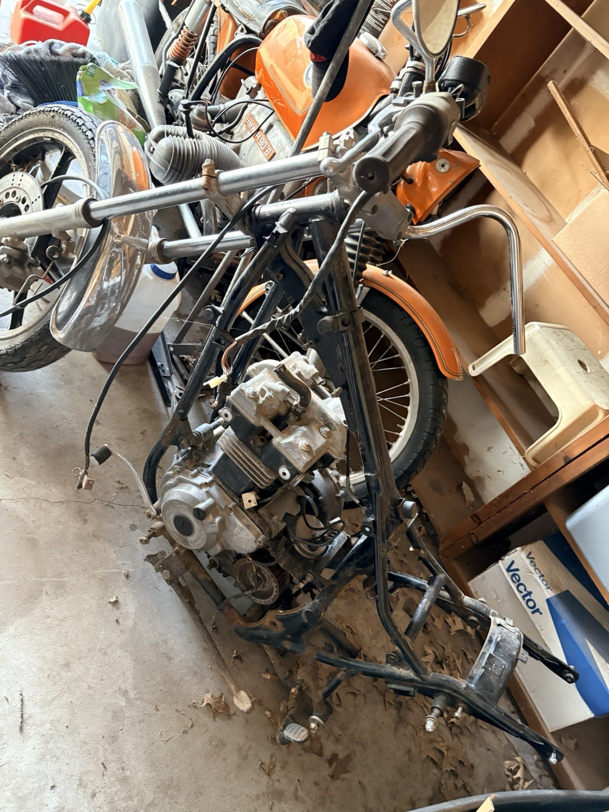 Vintage Motorcycle Salvage Parts