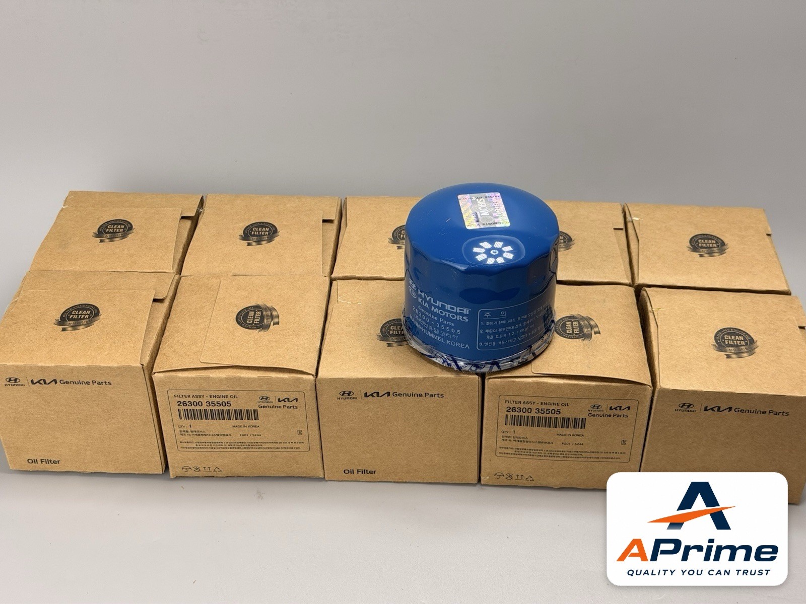 GENUINE Engine Oil Filters 10PACK for Genesis Hyundai Kia 2630035505