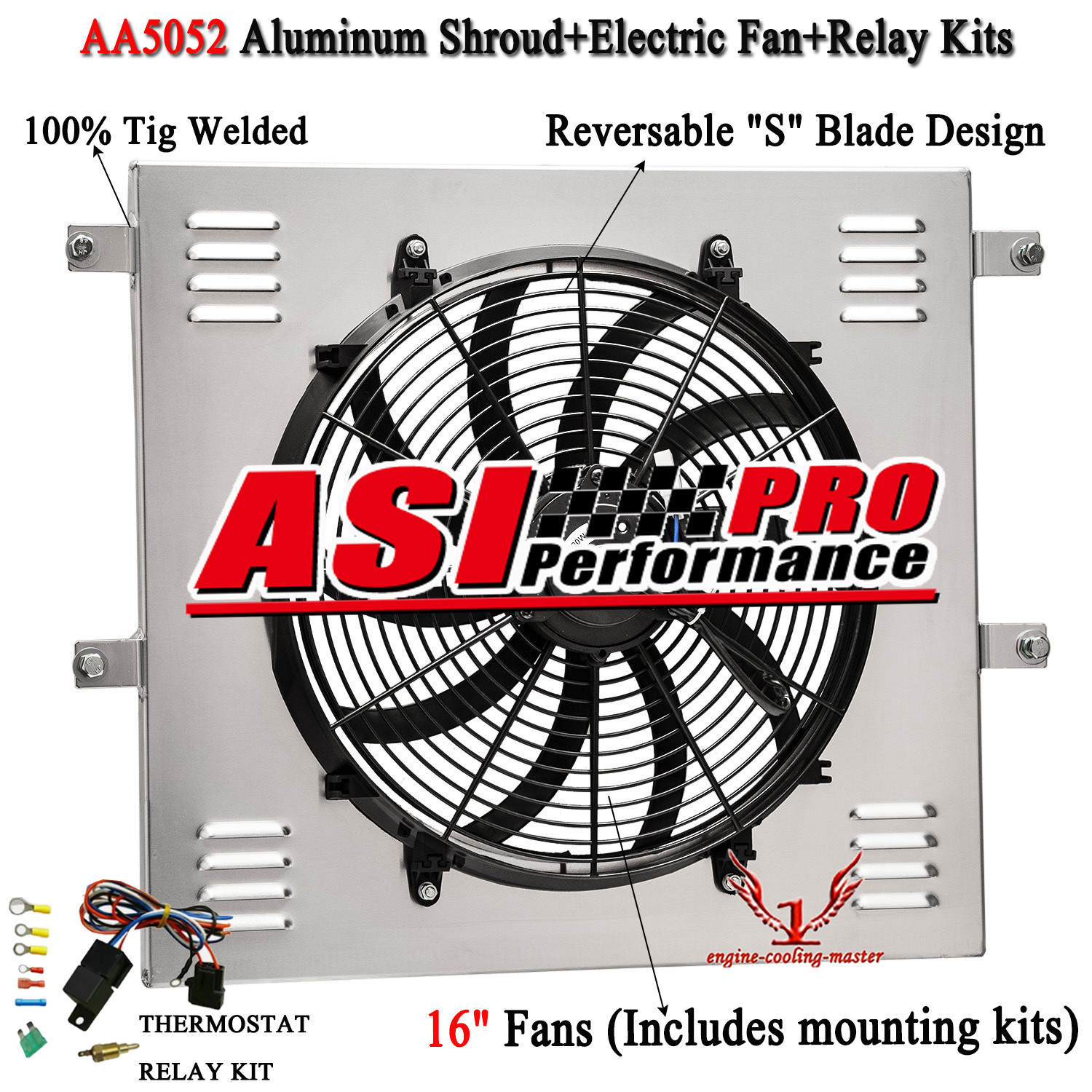 Aluminum Shroud & 16\ Aluminum Shroud & 16\
