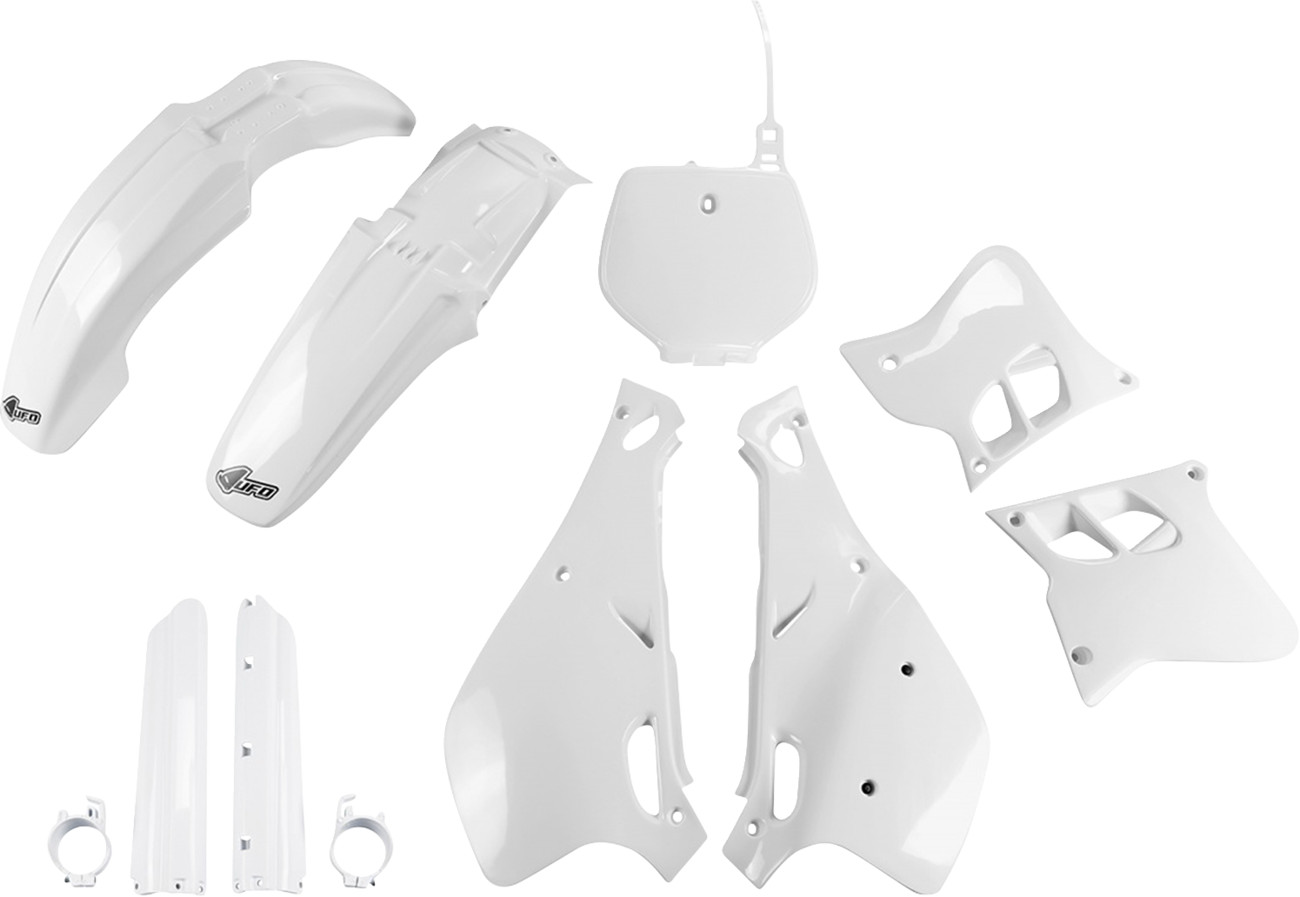 UFO Body Kit Replacement White YAKIT295F Yamaha YZ125 YZ250 1993-1995 Front