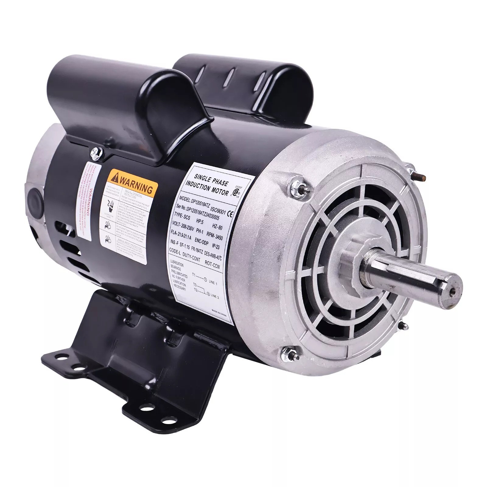 230V 5HP Air Compressor Motor 54421193 23378805 23220064 For Ingersoll Rand 60HZ