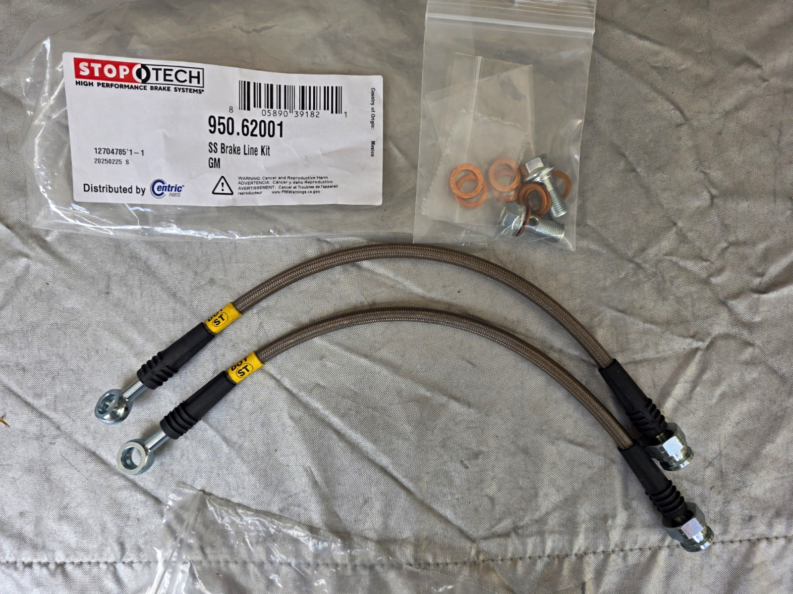 StopTech Stainless Brake Lines 950  62001
