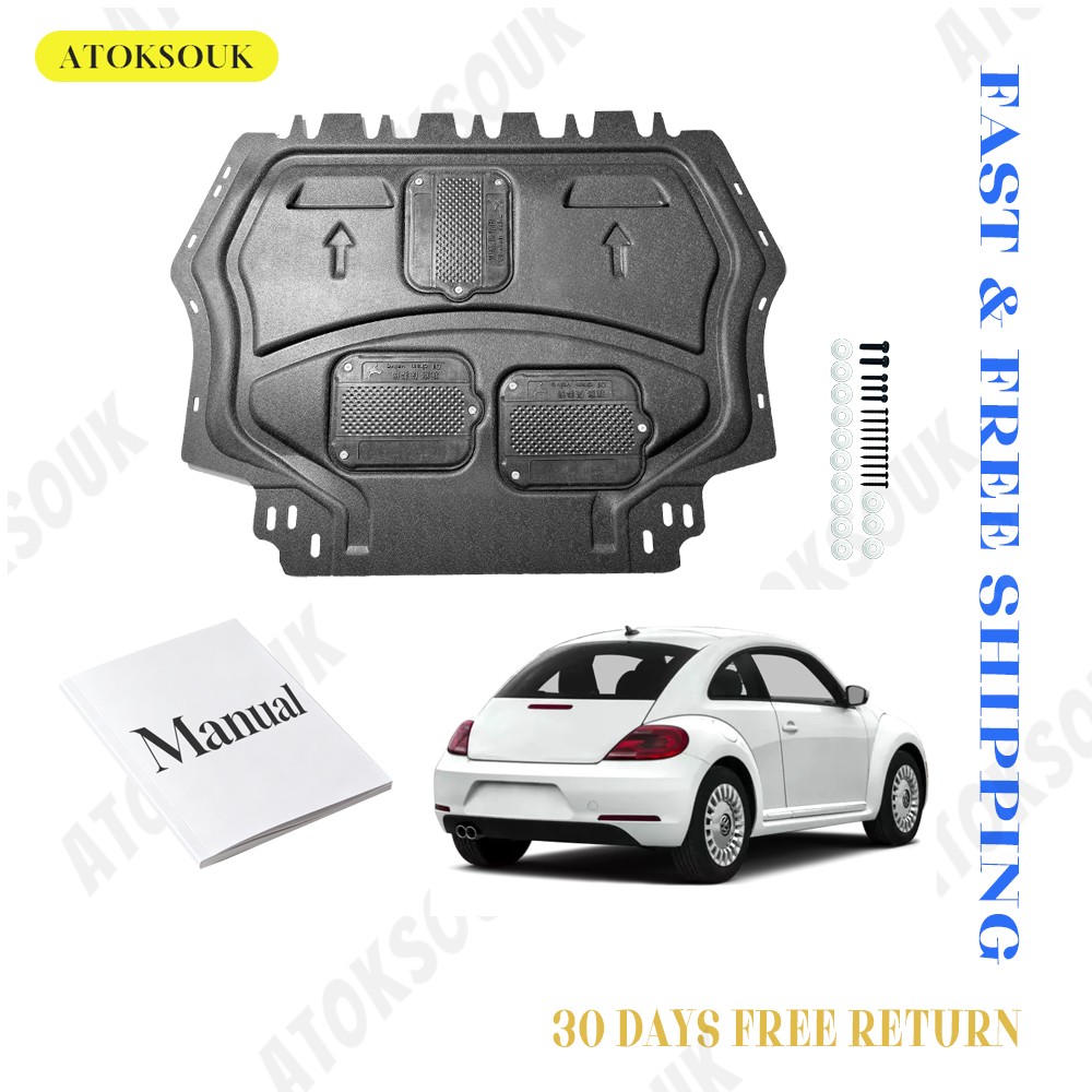 Engine Splash Shield For VW Beetle 2012-2019 Skid Plate With Instruction