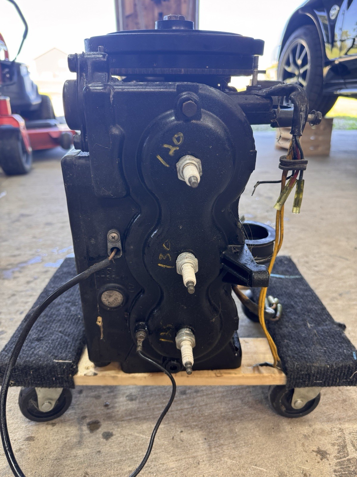 Mercury/Mariner 60 HP 3-Cyl 2-Stroke Powerhead — CORE/PARTS