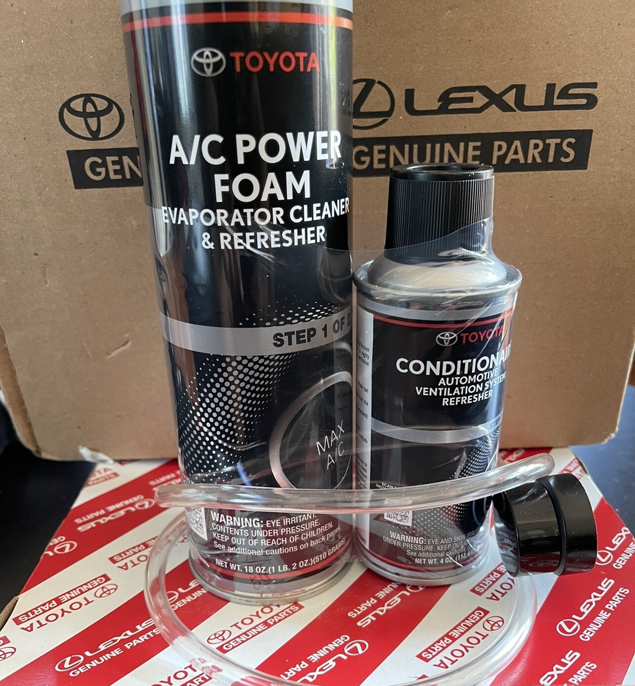 Toyota A/C Heater Box Foam Evaporator Cleaner/Ventilation Refresher 00289-ARCKT Toyota A/C Heater Box Foam Evaporator Cleaner/Ventilation Refresher 00289-ARCKT