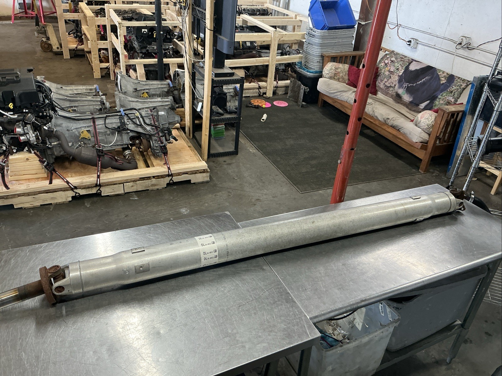2011-2014 Ford F150 Aluminum Driveshaft OEM DL34-4602-GB 3.5L 4x4 #340