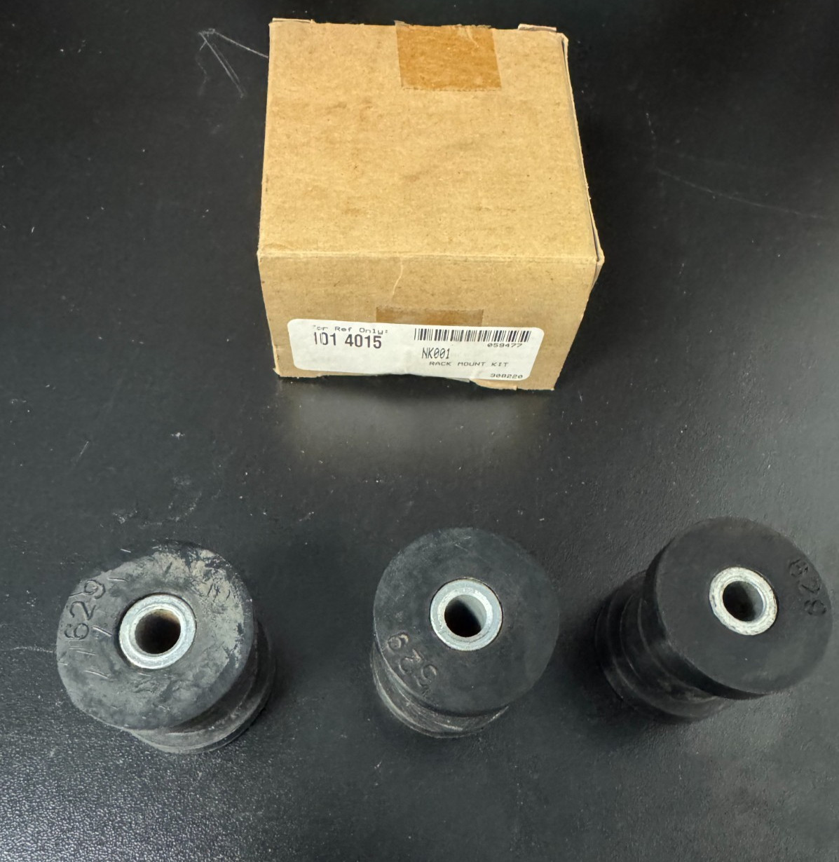 NOS Jaguar Rack and Pinion Mount Bushings Beck Arnley 1014015 CAC1635 3 pieces