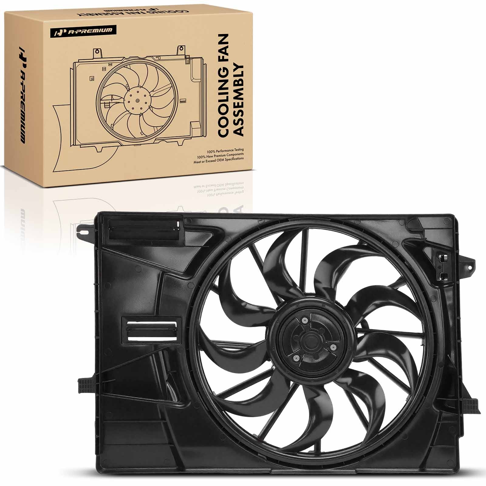 A-Premium Cooling Fan Assembly w/ Brushless Motor for Hyundai Sonata 2019-2021 A-Premium Cooling Fan Assembly w/ Brushless Motor for Hyundai Sonata 2019-2021